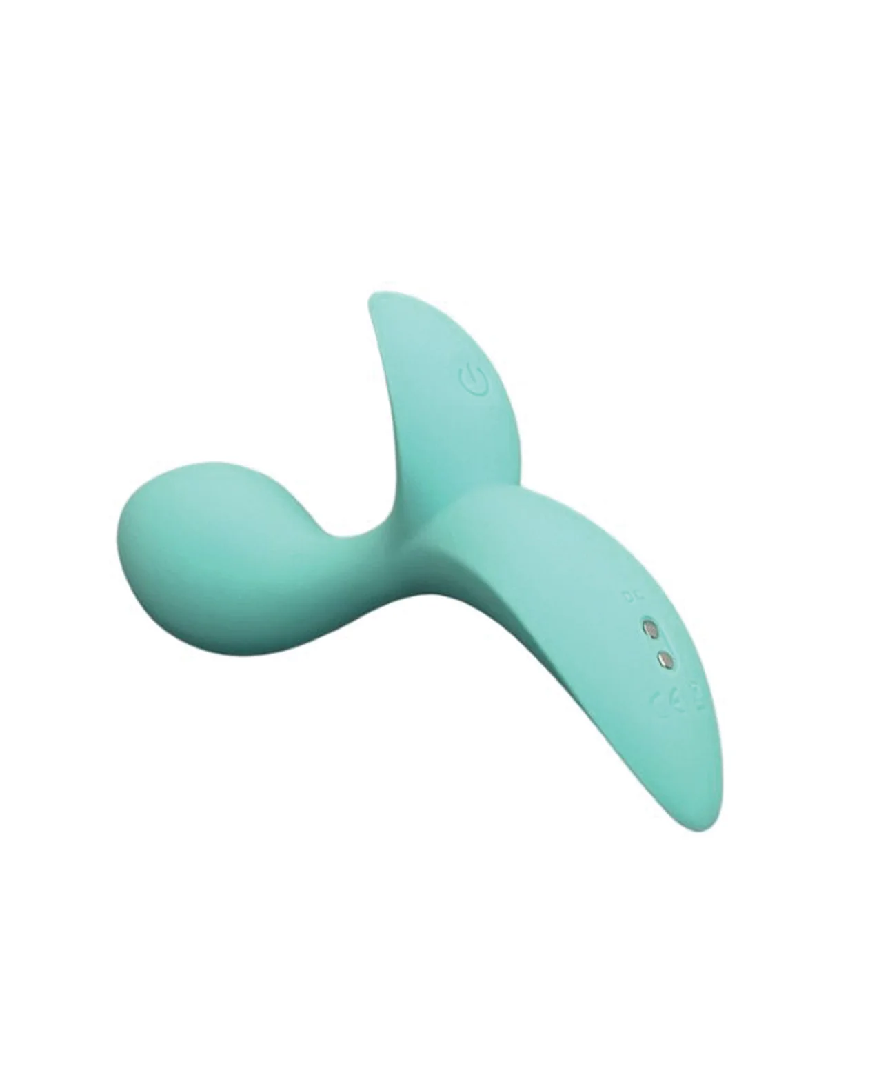 Pink Elephant Buzzy Bae Rechargeable Vibe w/Remote - Aqua - Image 3