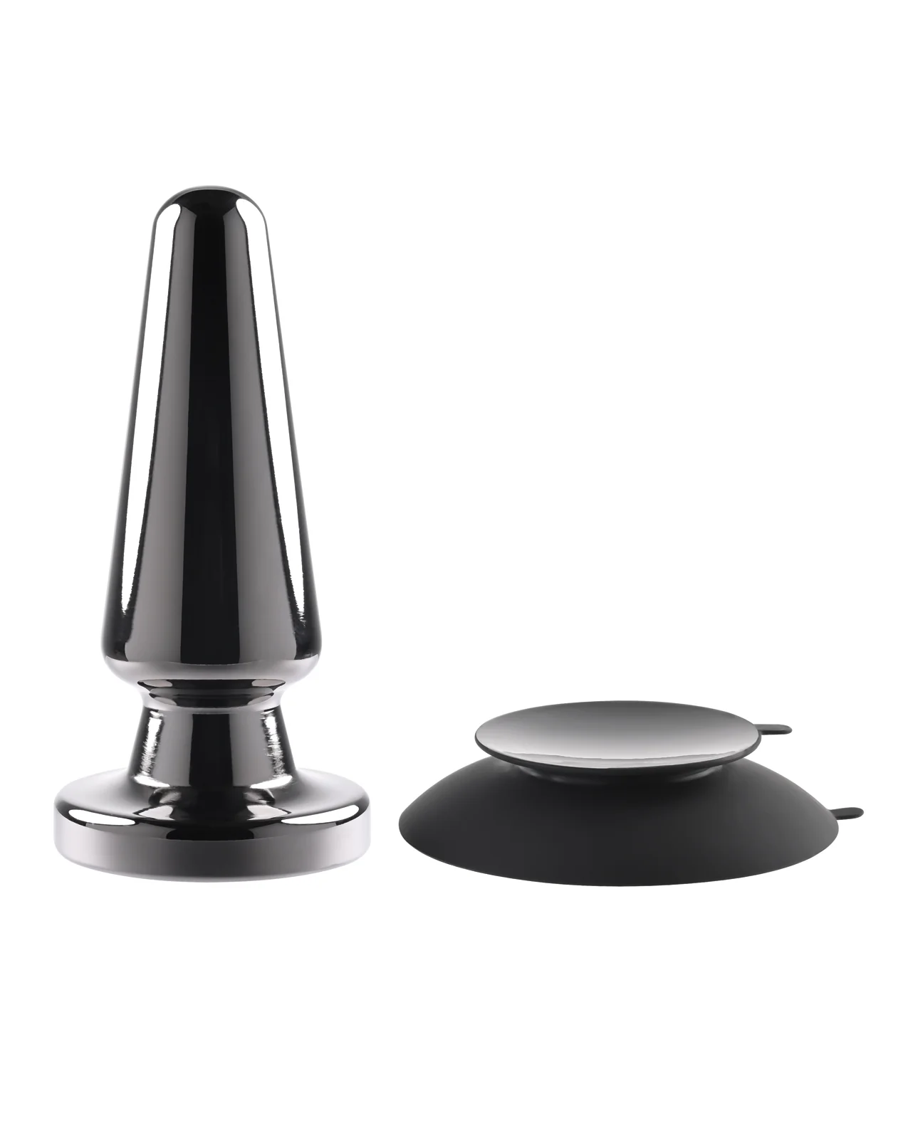 Evolved Advanced Vibrating Rechargeable Metal Plug - Black - Image 5