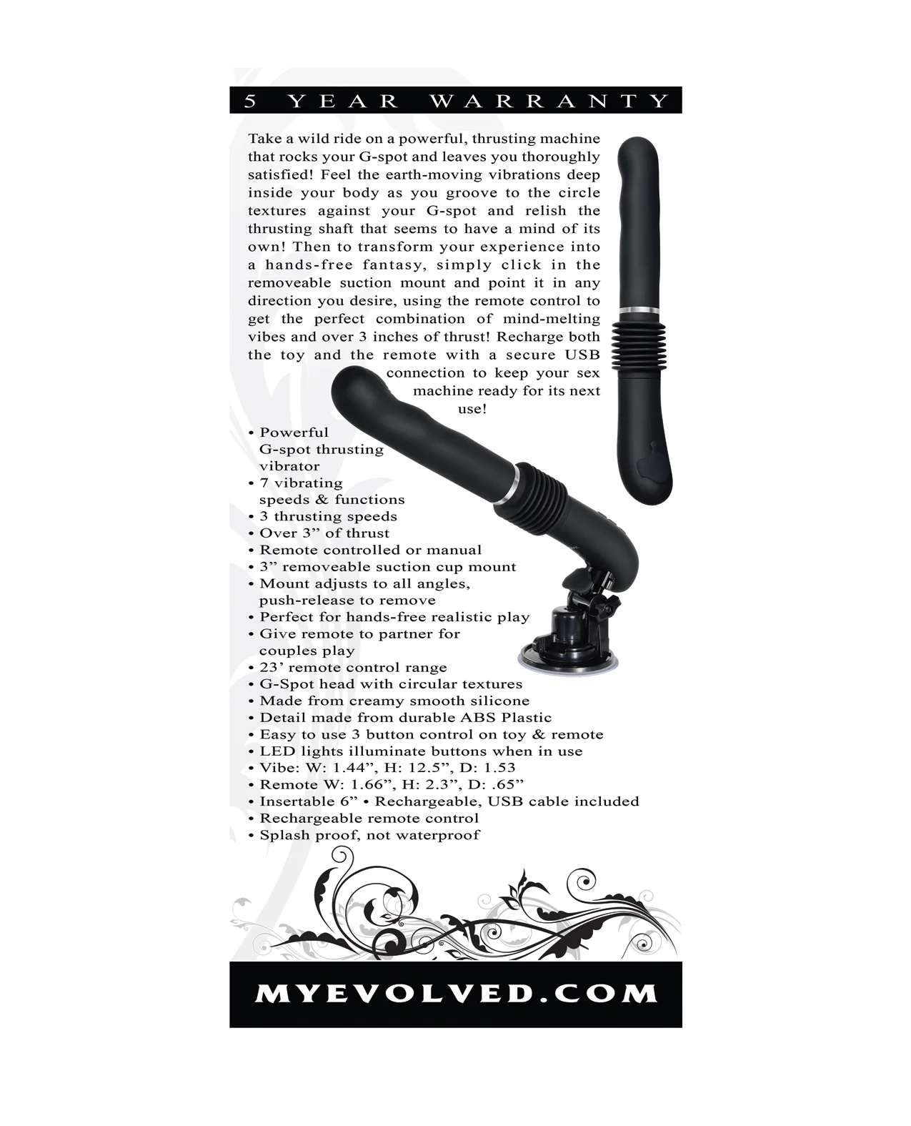Evolved G Force Thruster - Black - Image 2