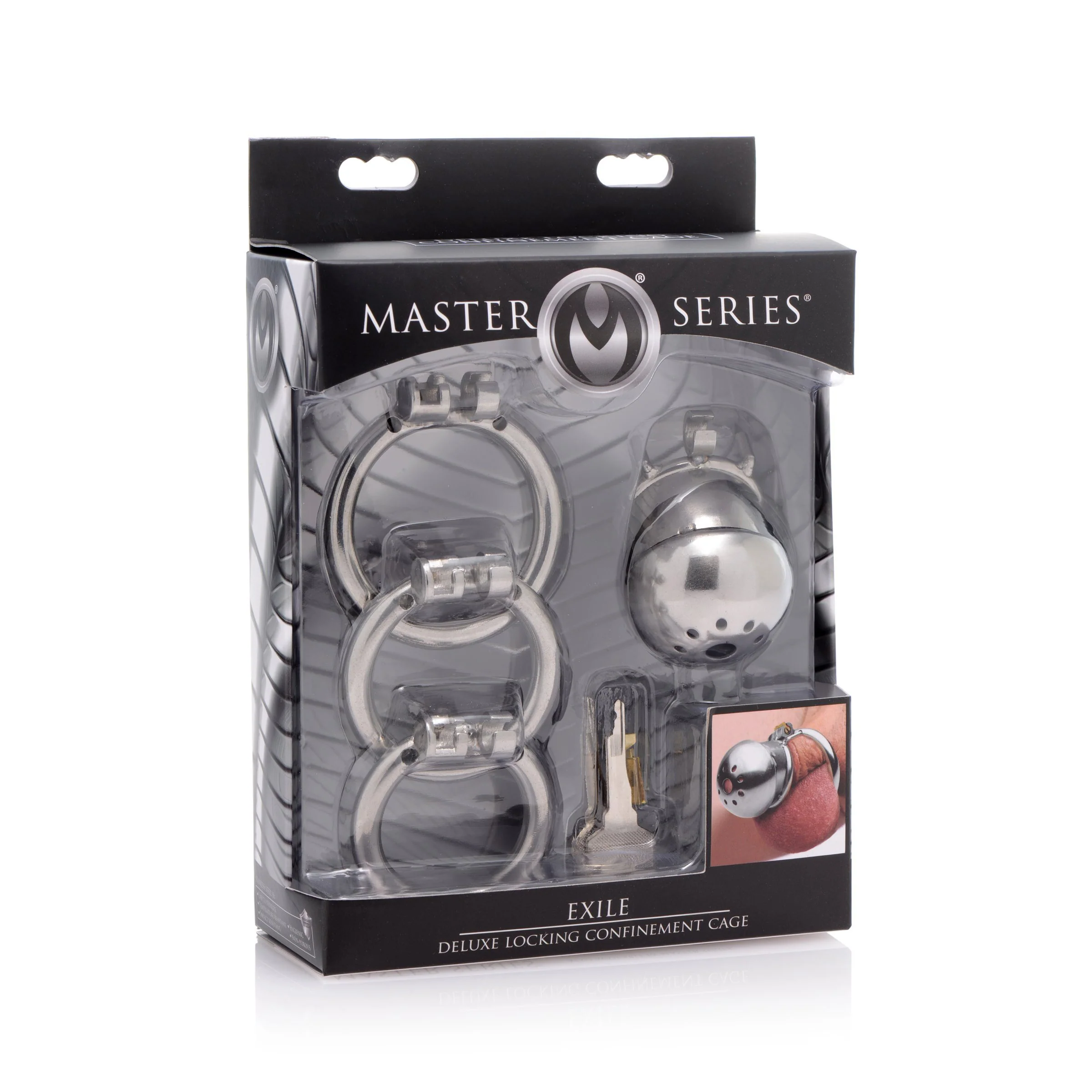 Exile Deluxe Locking Stainless Steel Confinement Cage - Image 2
