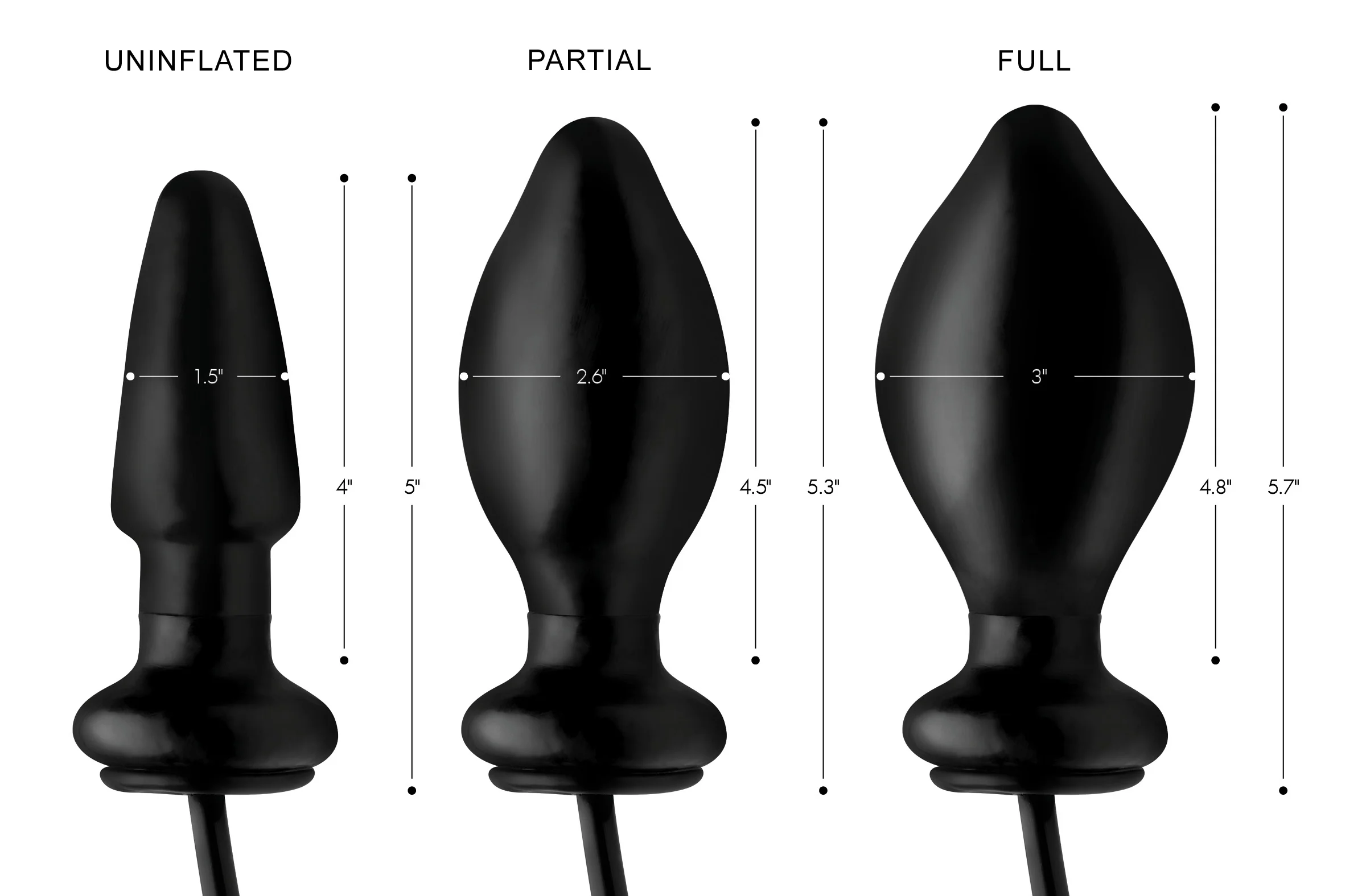 Expand Inflatable Anal Plug - Image 4