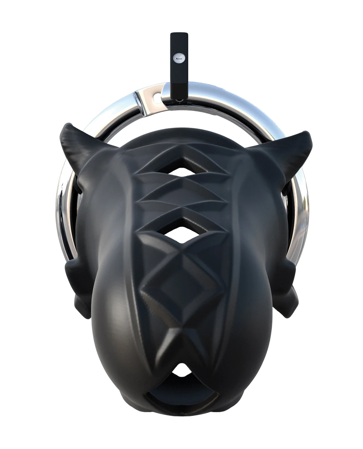 Fantasy C-Ringz Extreme Silicone Cock Blocker - Black - Image 3