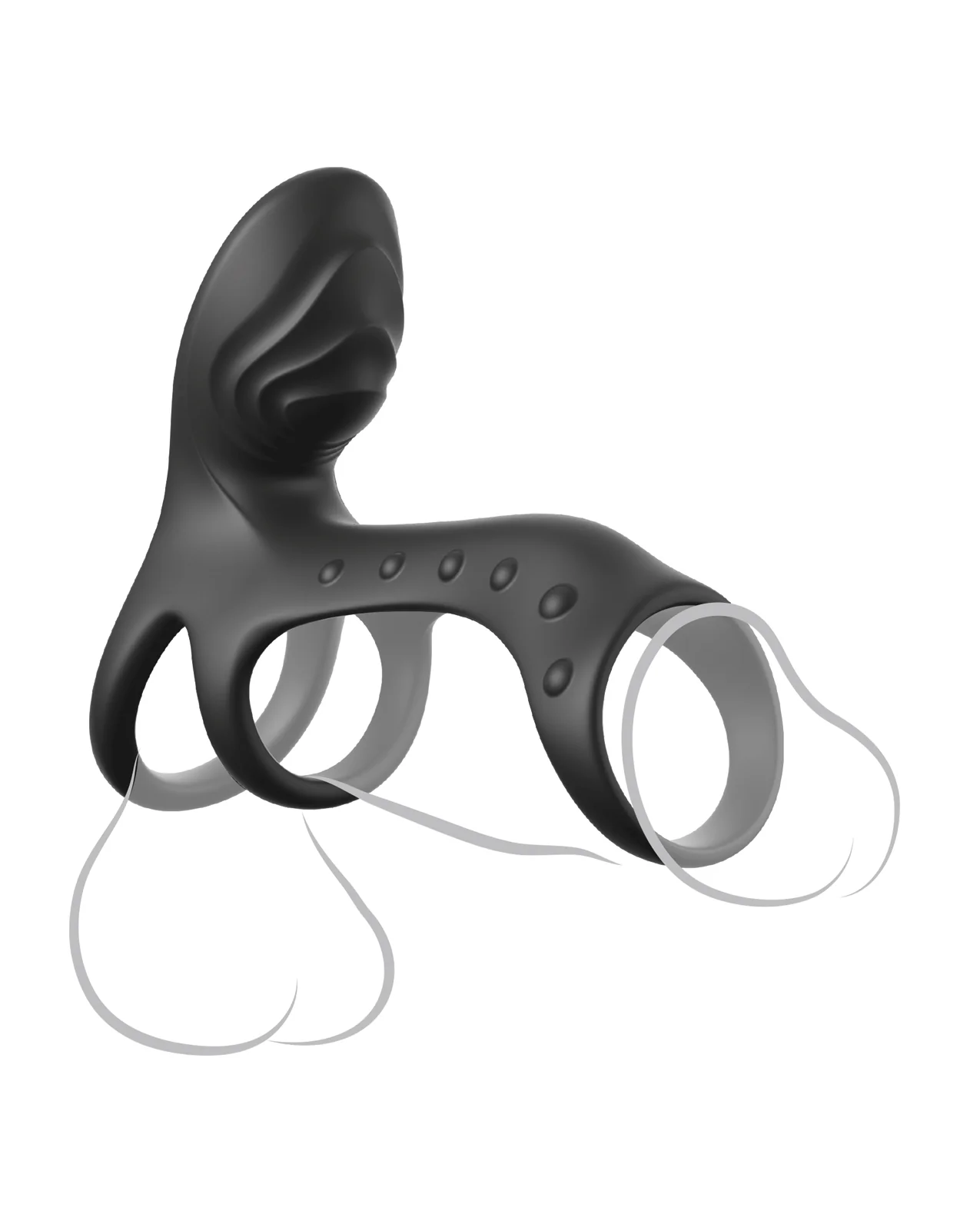 Fantasy C-Ringz Ultimate Couples Cage Pro - Black - Image 3