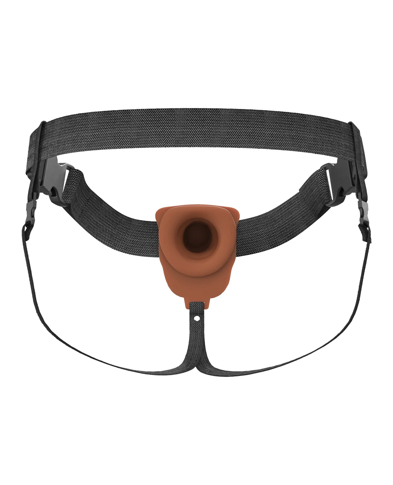 Fantasy X-Tensions Elite 7" Vibrating Hollow Strap-On - Brown - Image 5