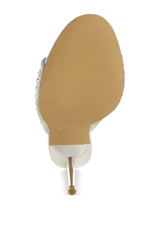 Farasha AB Rhinestone Slip-On Stiletto Heels - Image 11