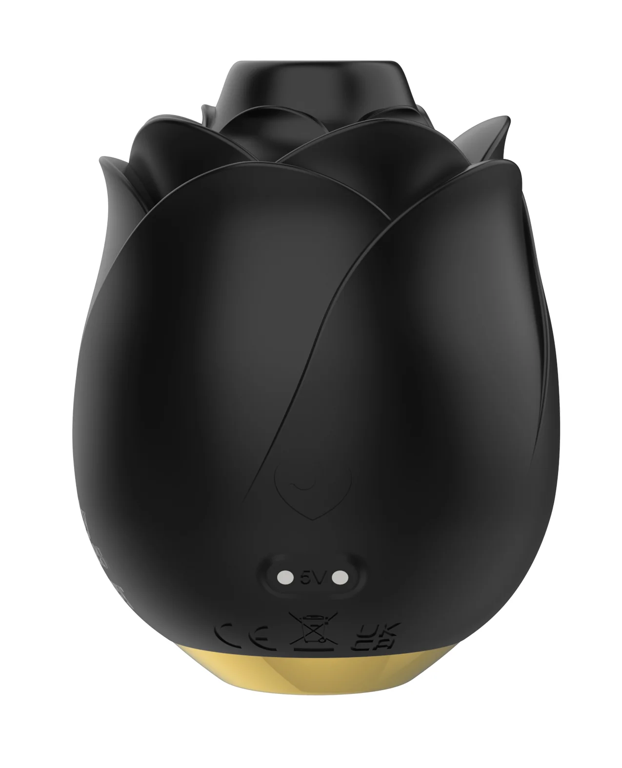 Fifty Shades of Grey Hearts & Flowers Rose Vibrator - Black - Image 3