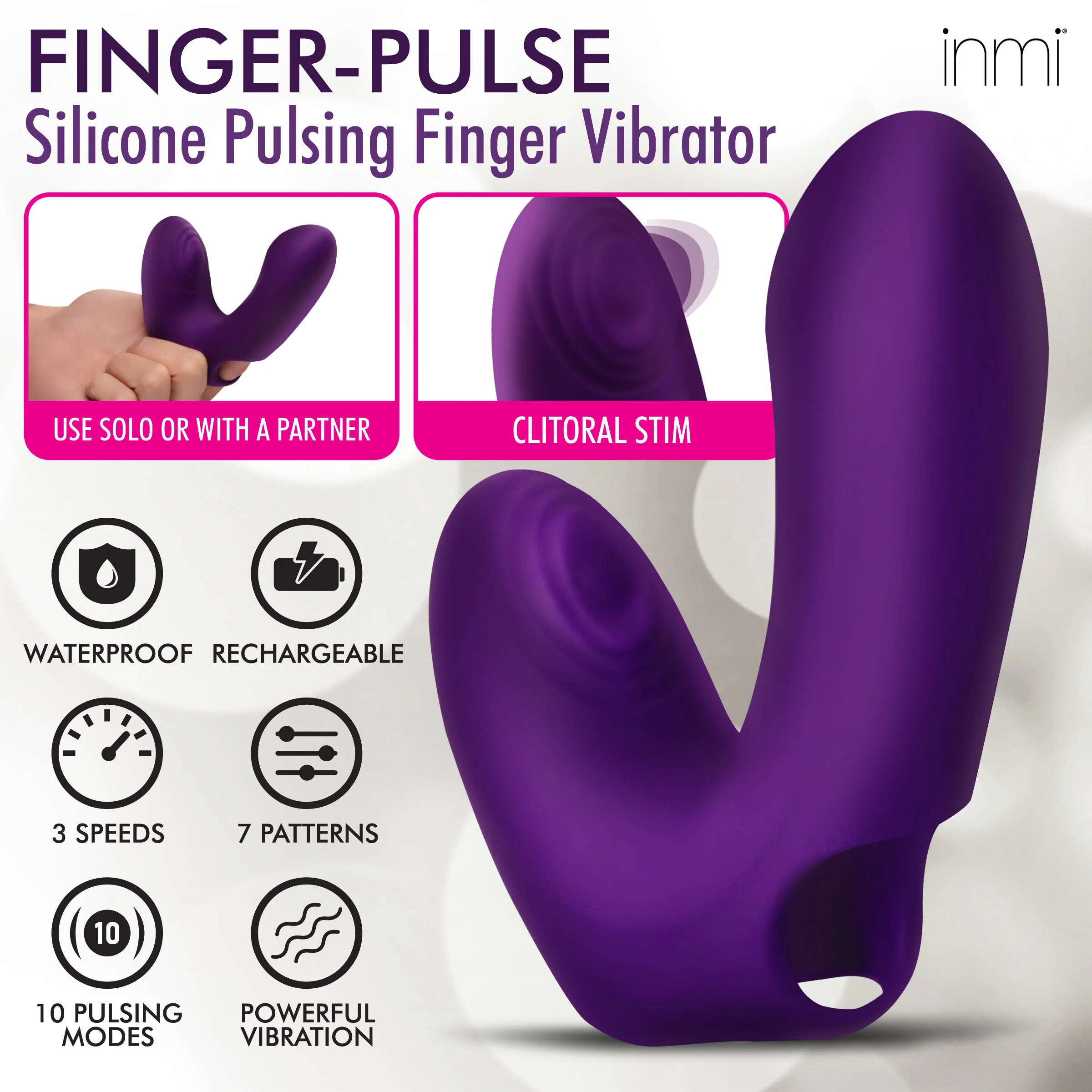 Finger-pulse Silicone Pulsing Finger Vibrator - Image 7
