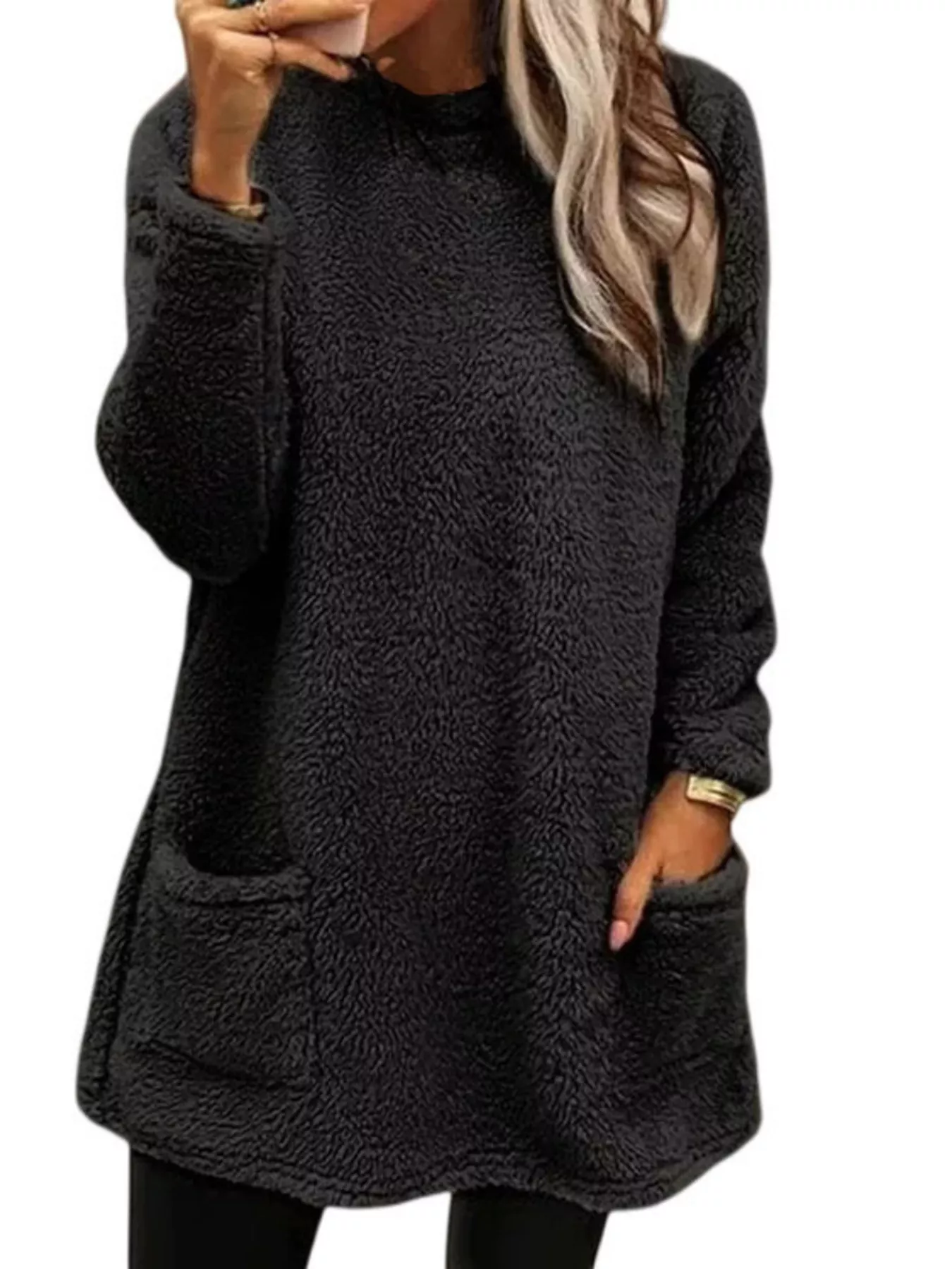Fleece Long Sleeve Sweatshirt - Image 13