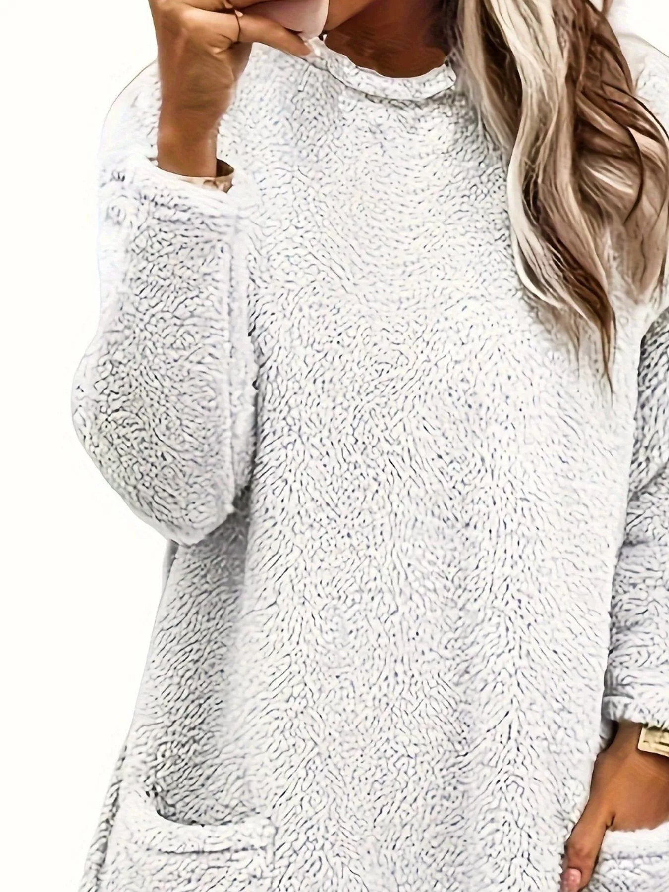Fleece Long Sleeve Sweatshirt - Image 18