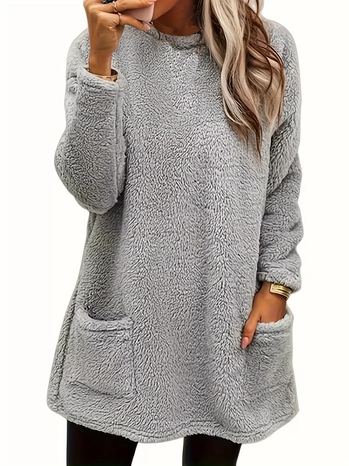 Fleece Long Sleeve Sweatshirt - Image 22