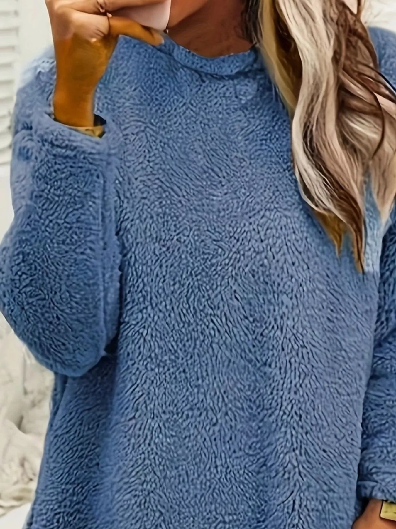 Fleece Long Sleeve Sweatshirt - Image 6