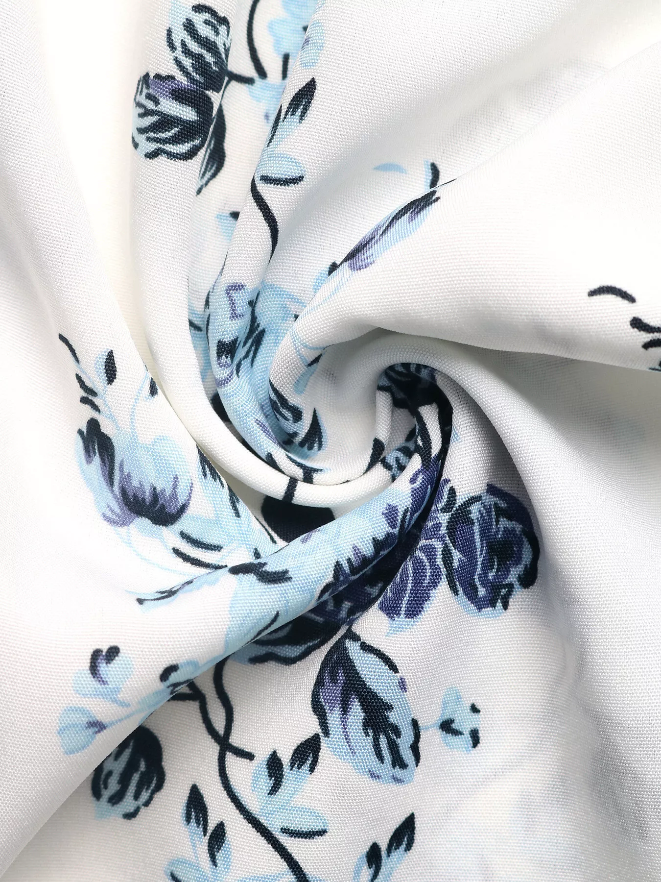 Floral Print Tie Front Wide Leg Pants - Image 9