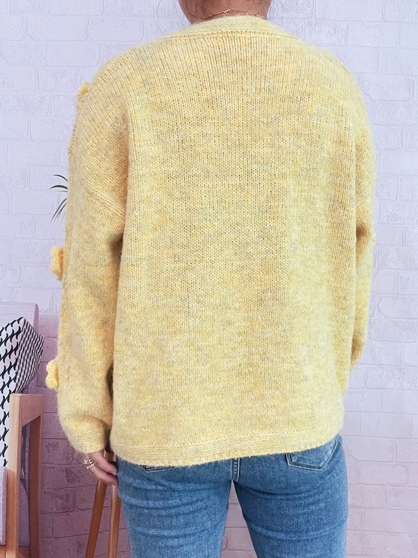 Flower Button-Up Cardigan - Image 20