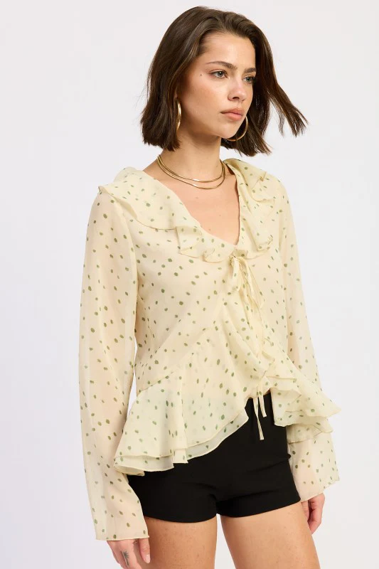 FLUTTER OPEN BUTTERFLY TOP - Image 8