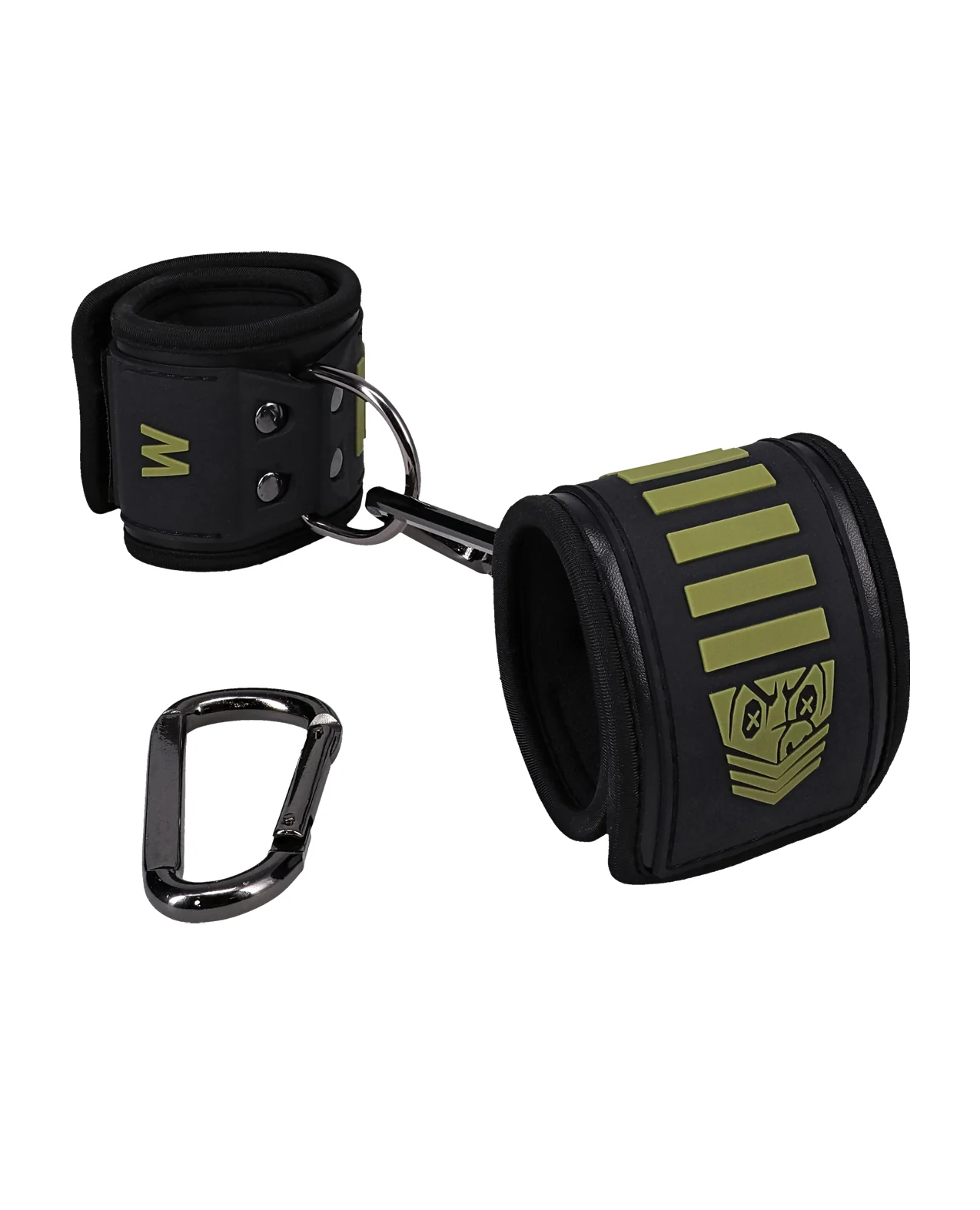 Fort Troff Tactical Wrist Cuffs - Black/Green - Image 2