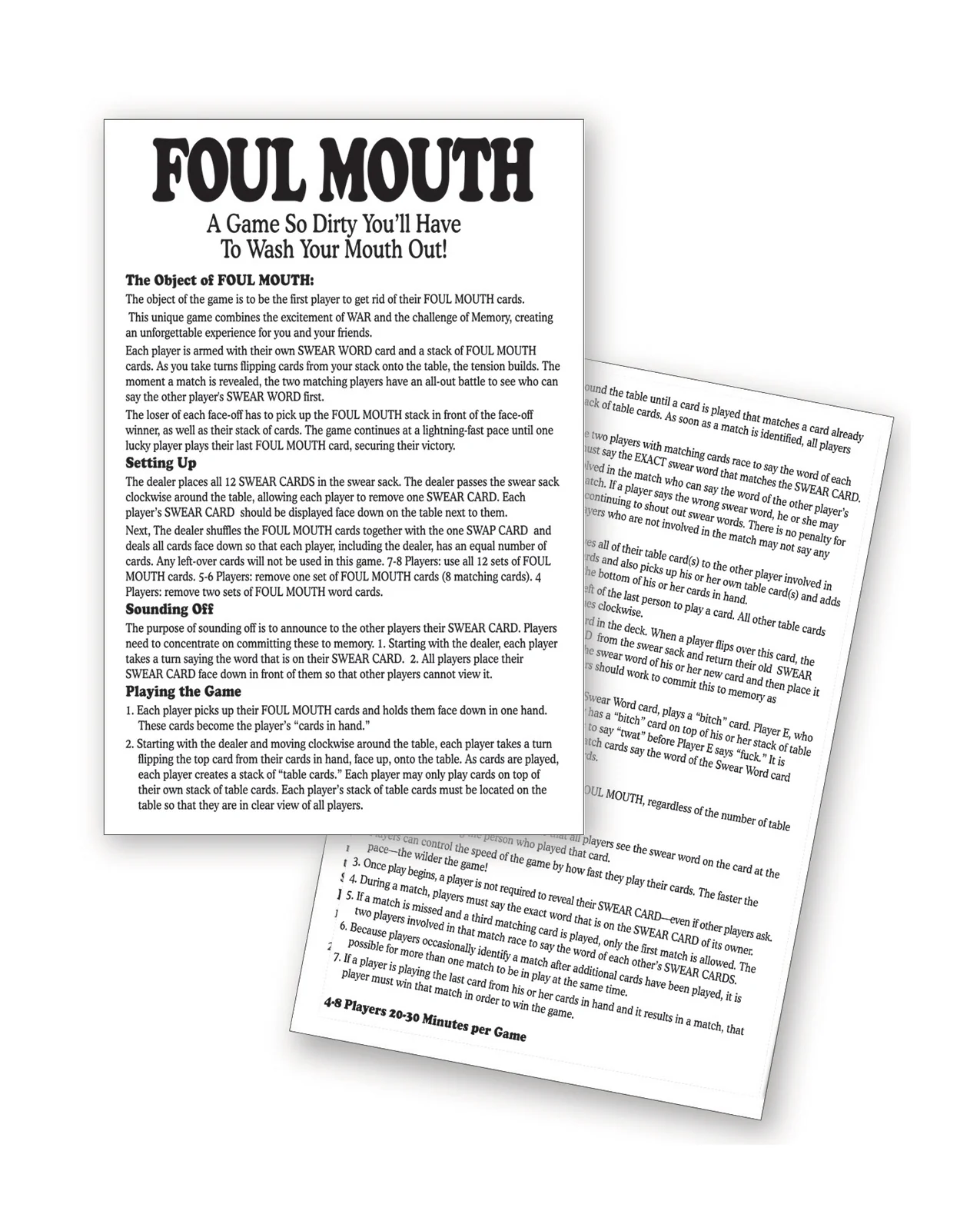 Foul Mouth Card Game - Image 2