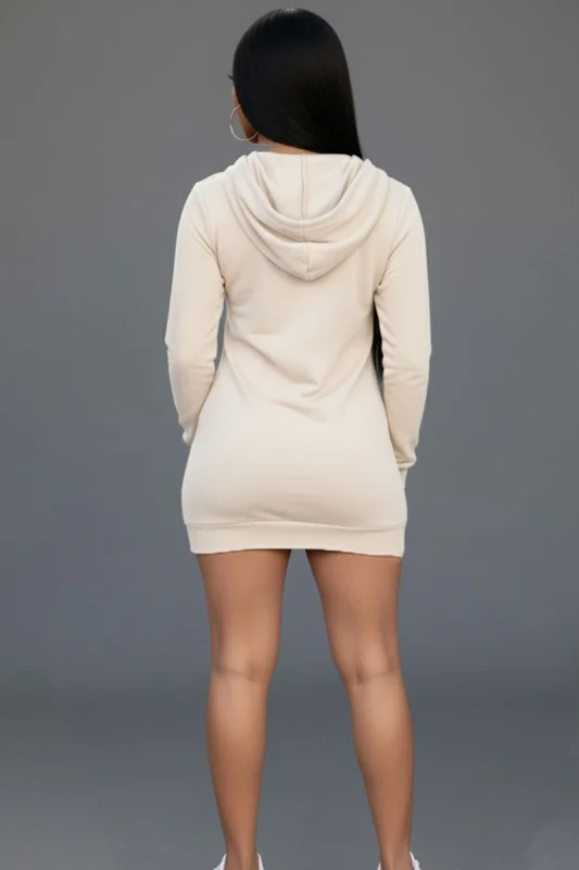 French Terry Hoodie Dress - Image 19