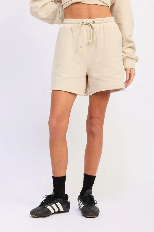 FRENCH TERRY SHORTS WITH POCKETS - Image 3