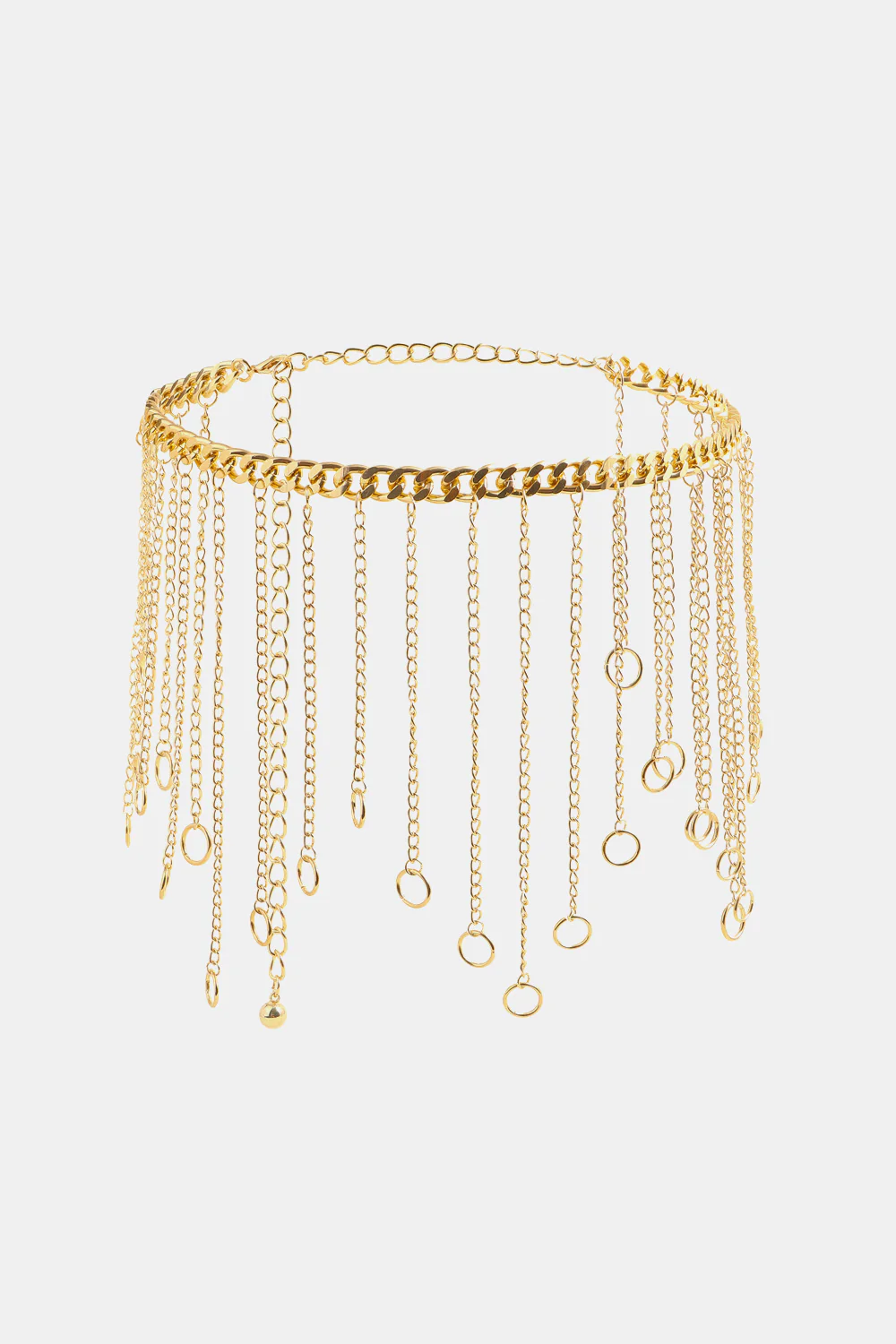 Fringe Chain Alloy Belt - Image 6