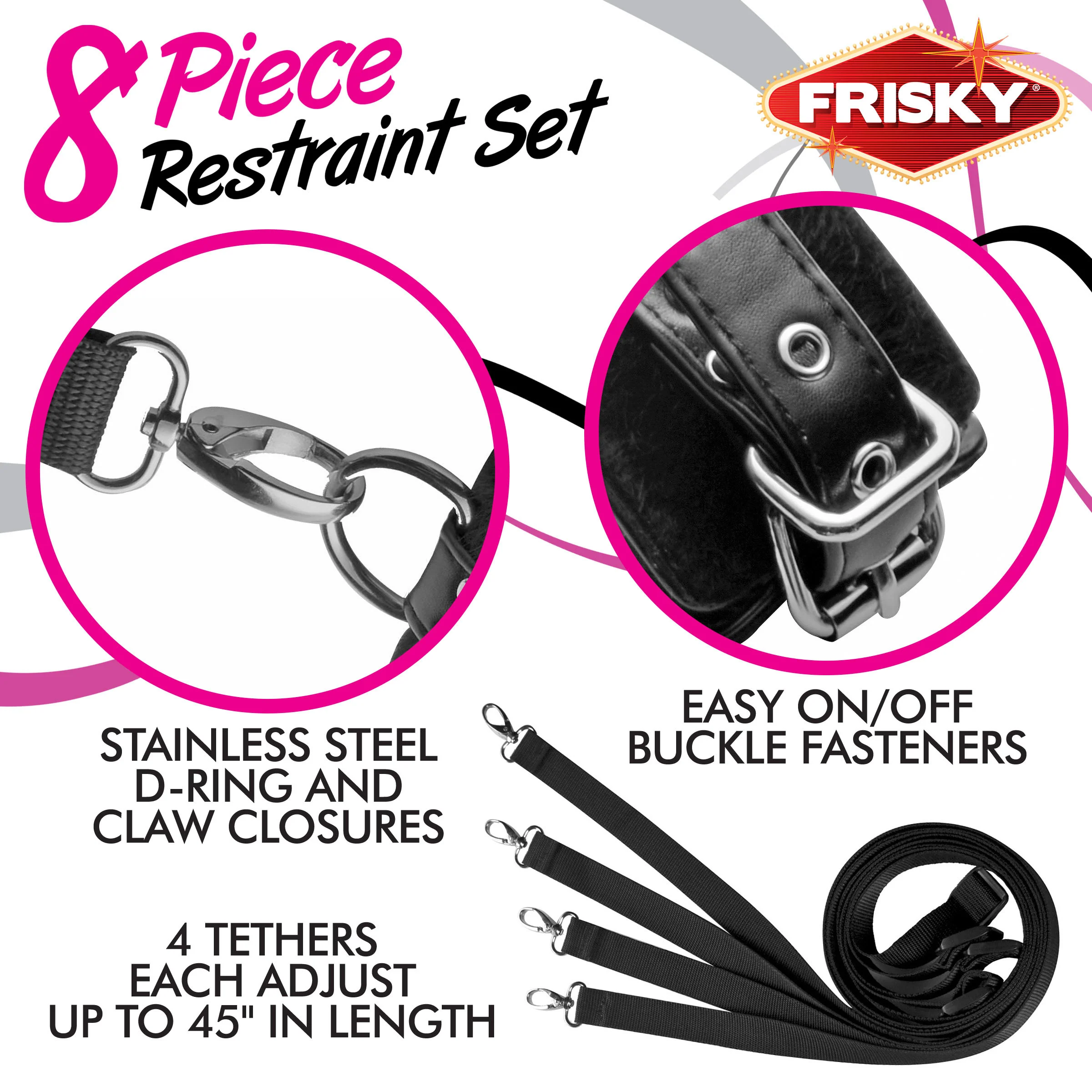 Frisky 8 Piece Restraint Set - Image 5