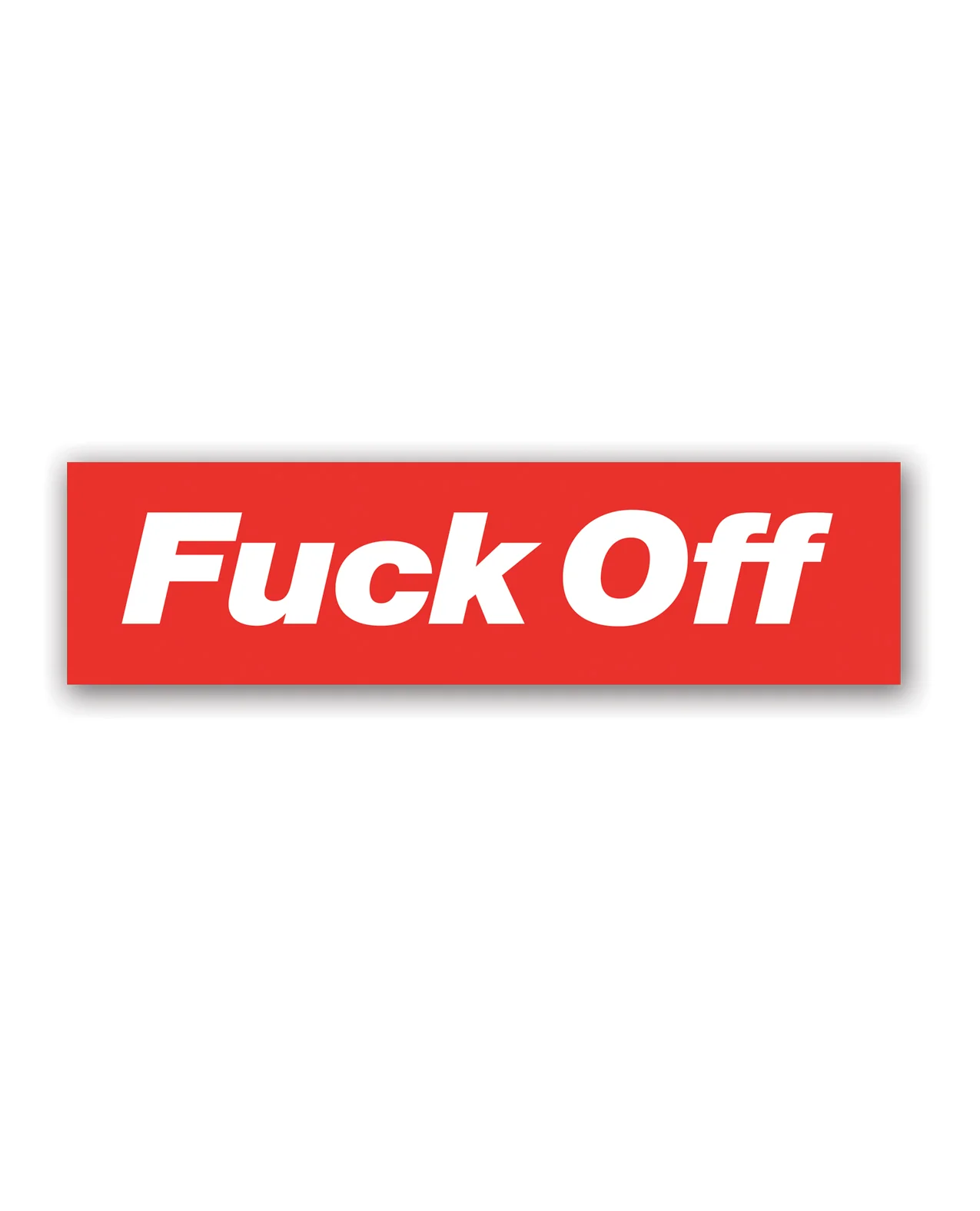 Fuck Off Sticker - Image 2