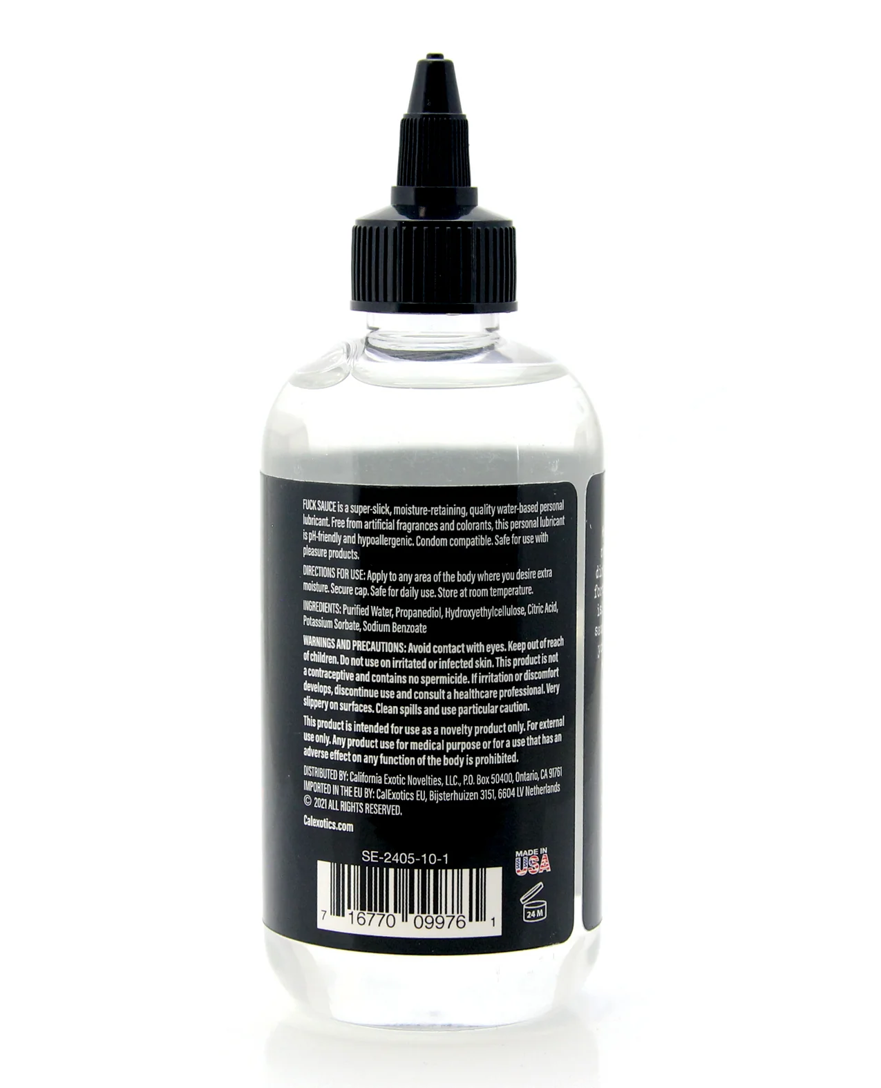 Fuck Sauce Water Based Personal Lubricant - 8 oz - Image 2