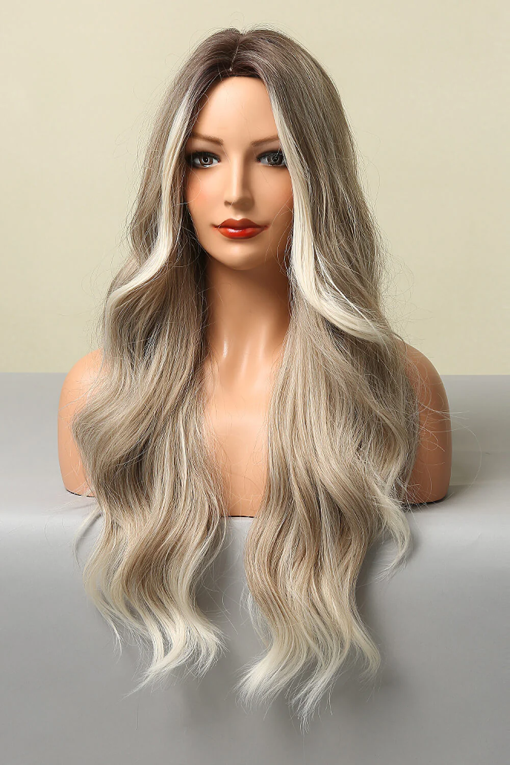 Full Machine Made Long Wave Wigs 26'' - Image 4