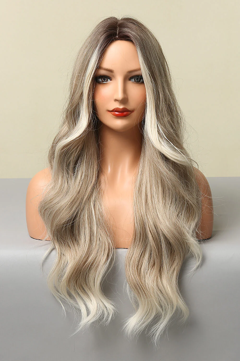 Full Machine Made Long Wave Wigs 26'' - Image 5