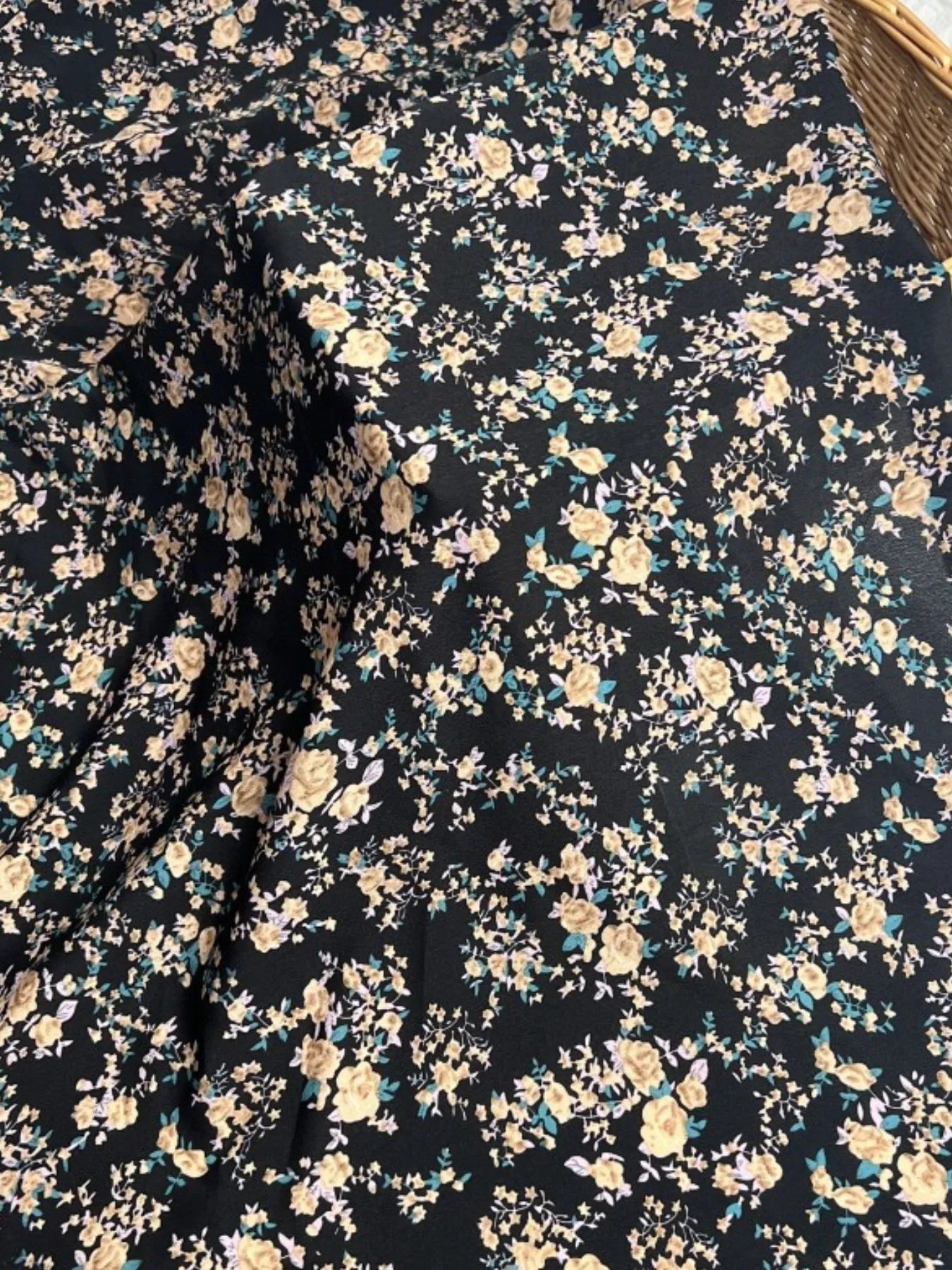 Full Size Slit Off-Shoulder Floral Midi Dress Plus Size - Image 27