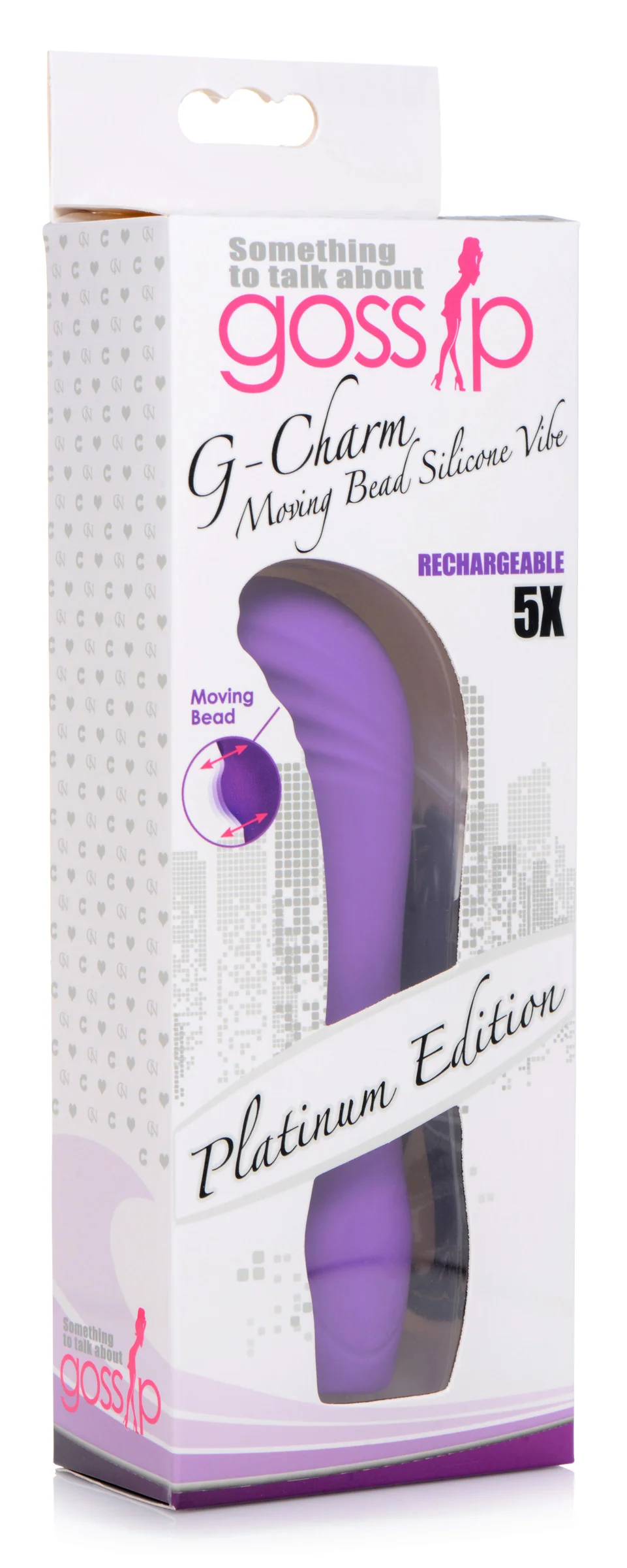 G-charm Moving Bead Silicone Vibrator - Image 5