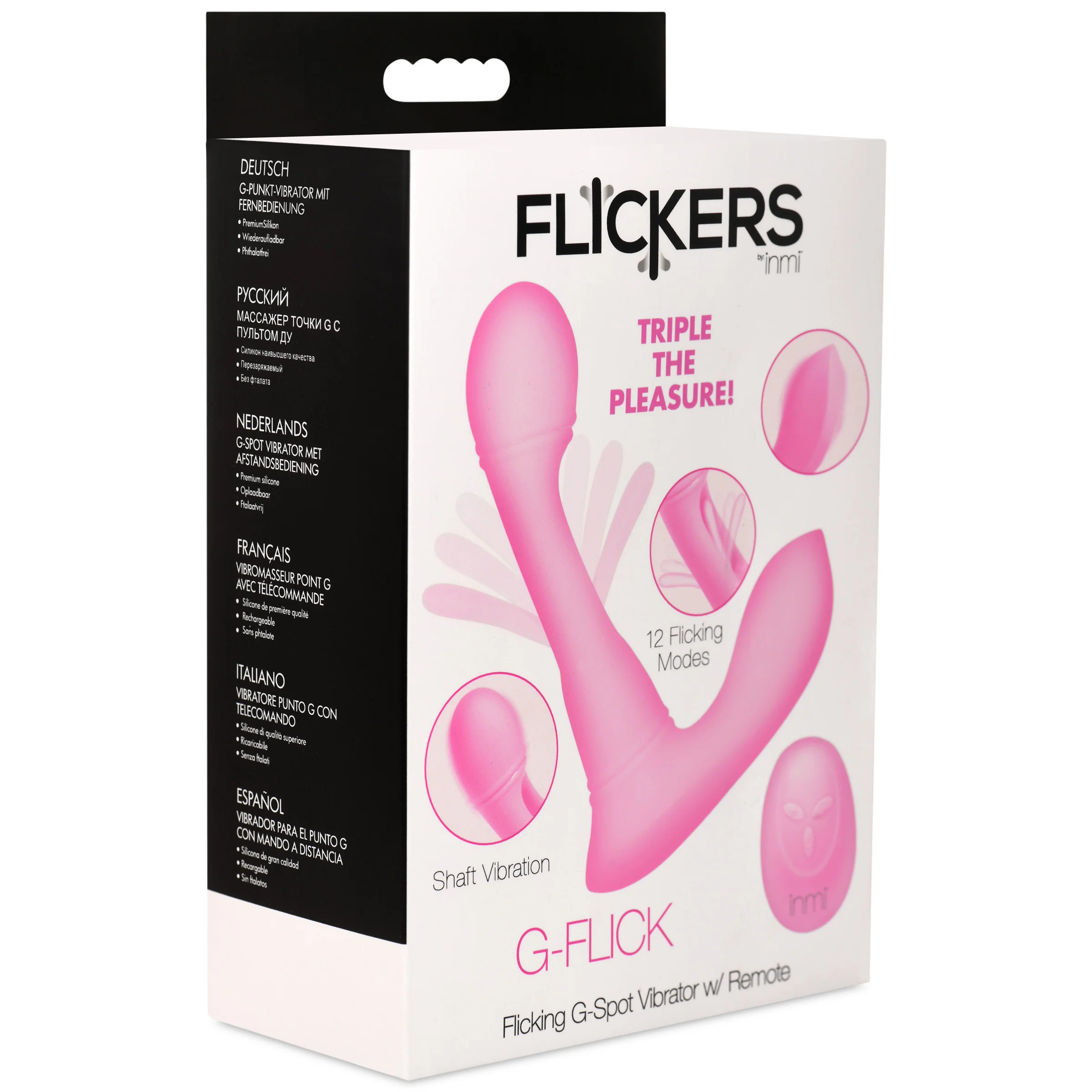 G-flick G-spot Flicking Silicone Vibrator With Remote - Image 5