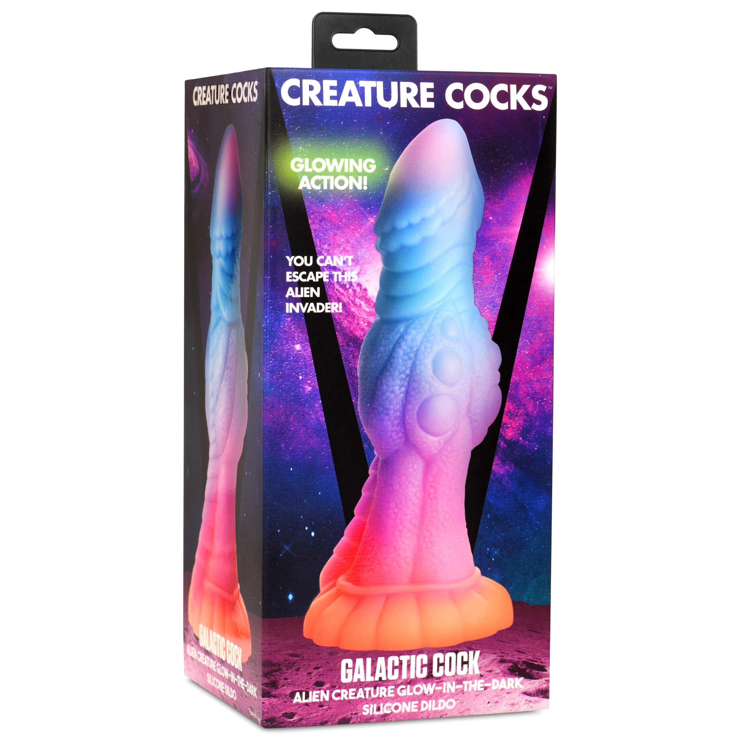 Galactic Cock Alien Creature Glow-in-the-dark Silicone Dildo - Image 5
