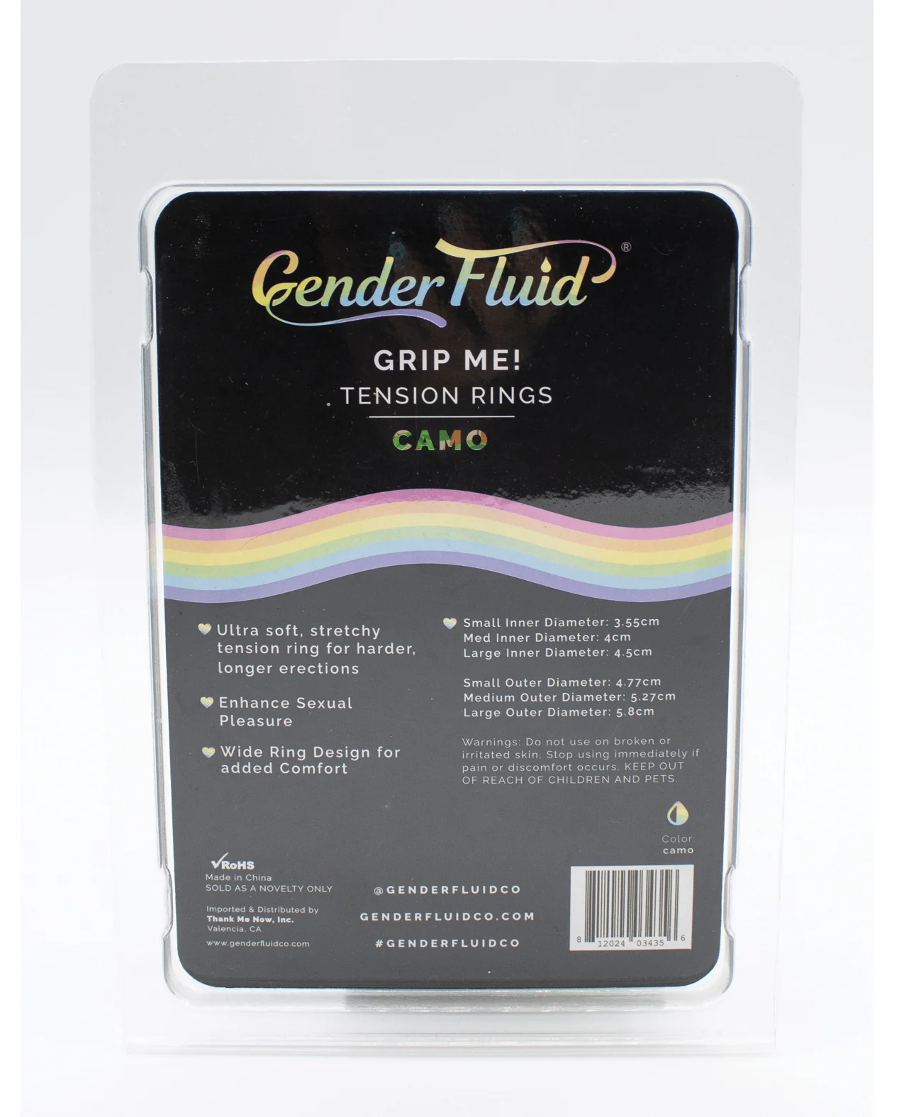 Gender Fluid Grip Me! Tension Ring Set - Camo - Image 2