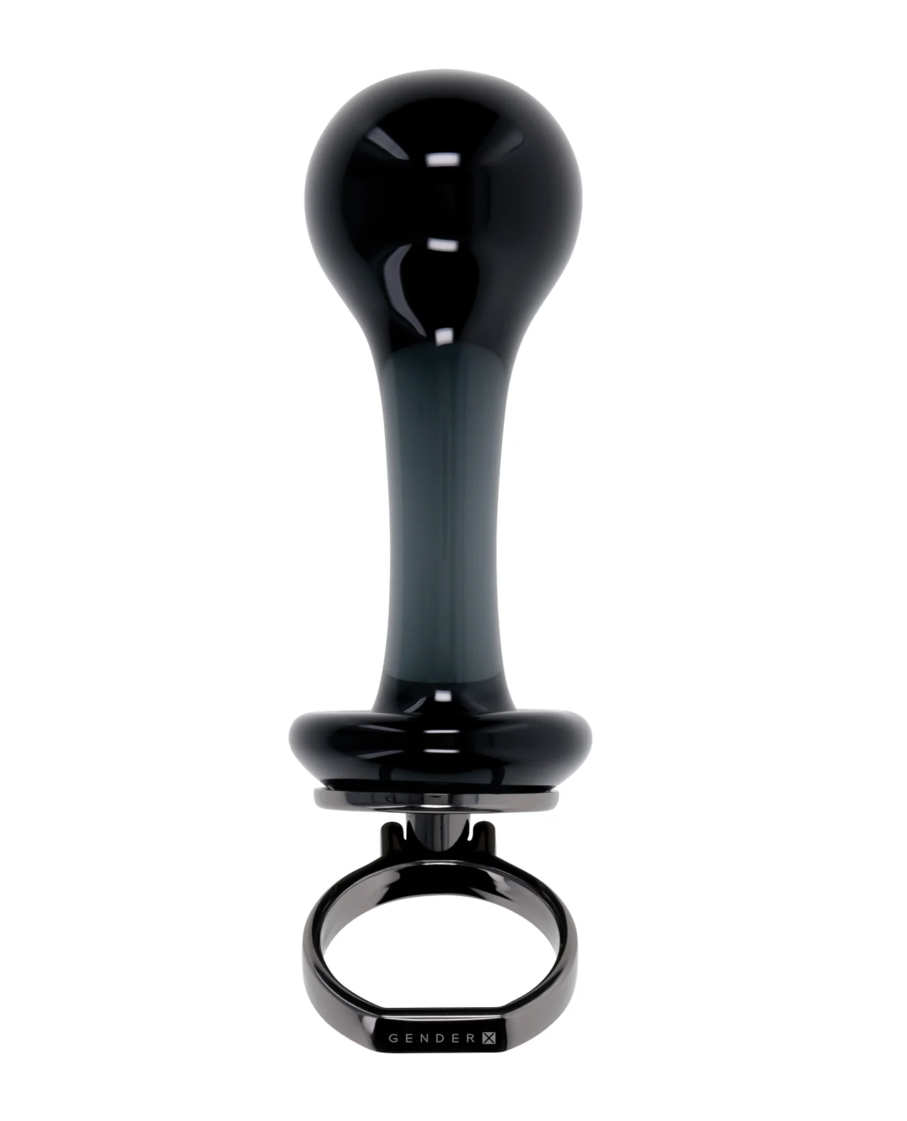 Gender X Blow Pop Glass Anal Plug - Black - Image 3