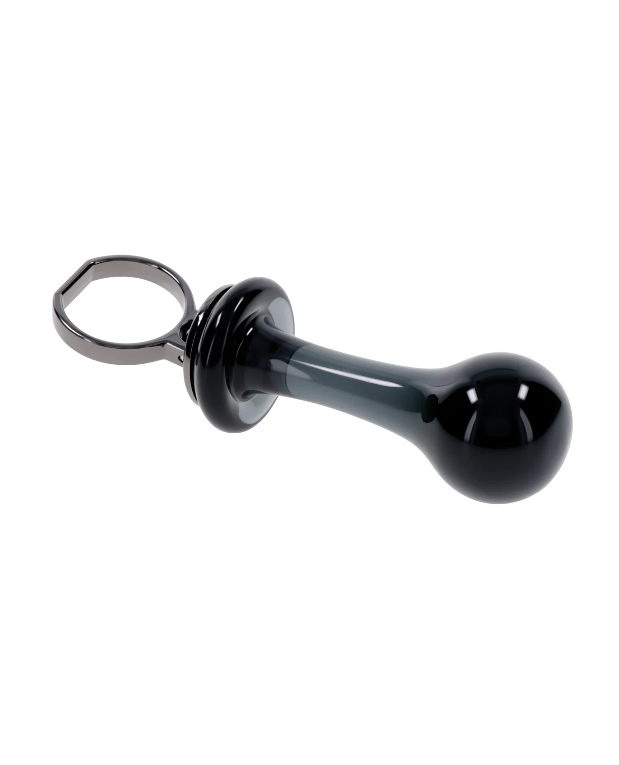 Gender X Blow Pop Glass Anal Plug - Black - Image 4