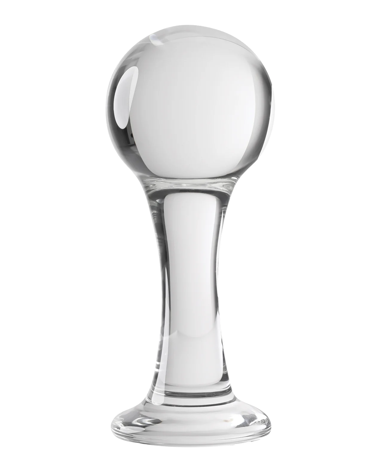 Gender X The Baller Glass Plug - Clear - Image 3