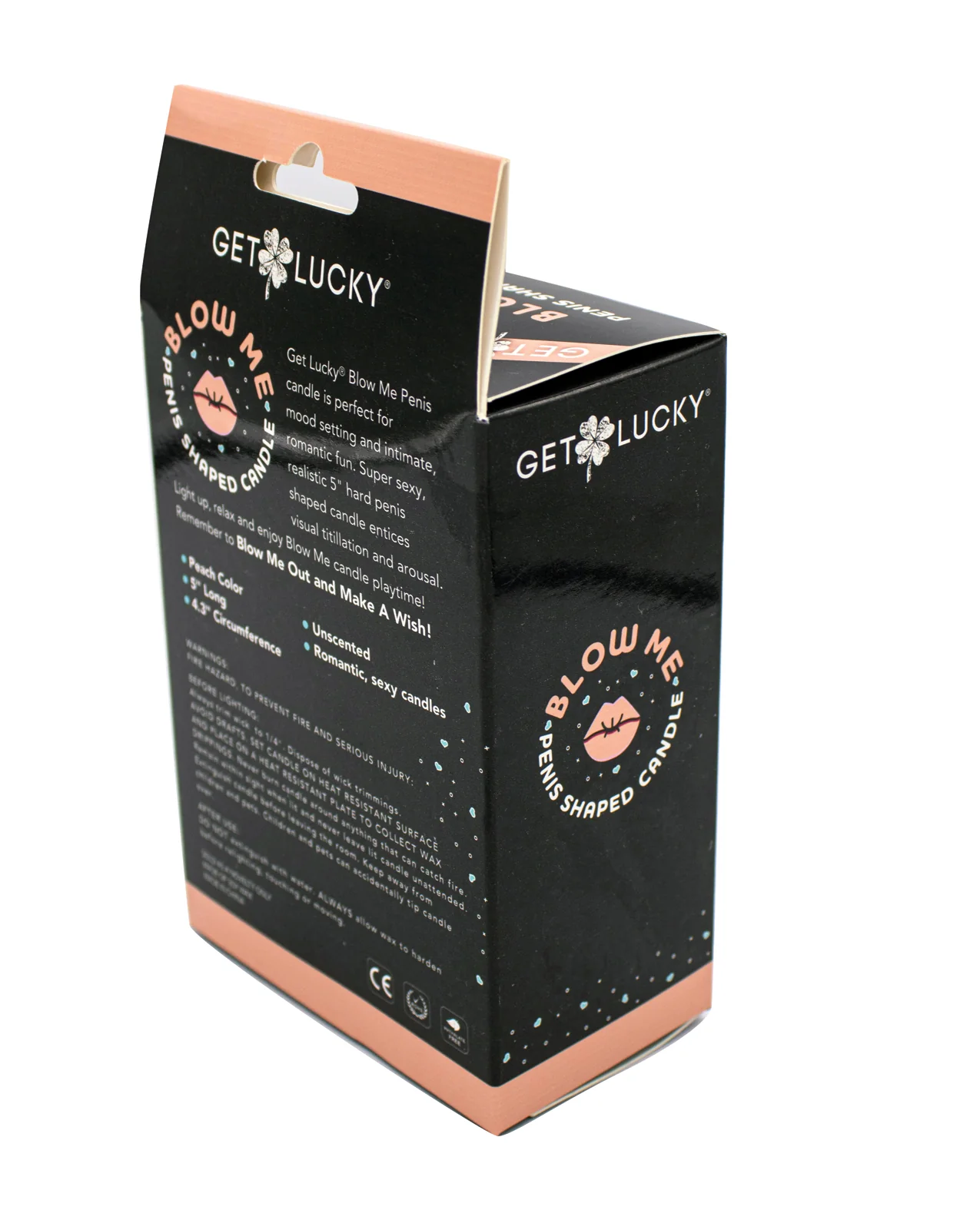 Get Lucky 5" Blow Me Penis Candle - Peach - Image 3