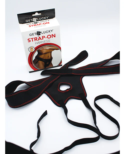 Get Lucky Strap On Harness - Black - Image 3