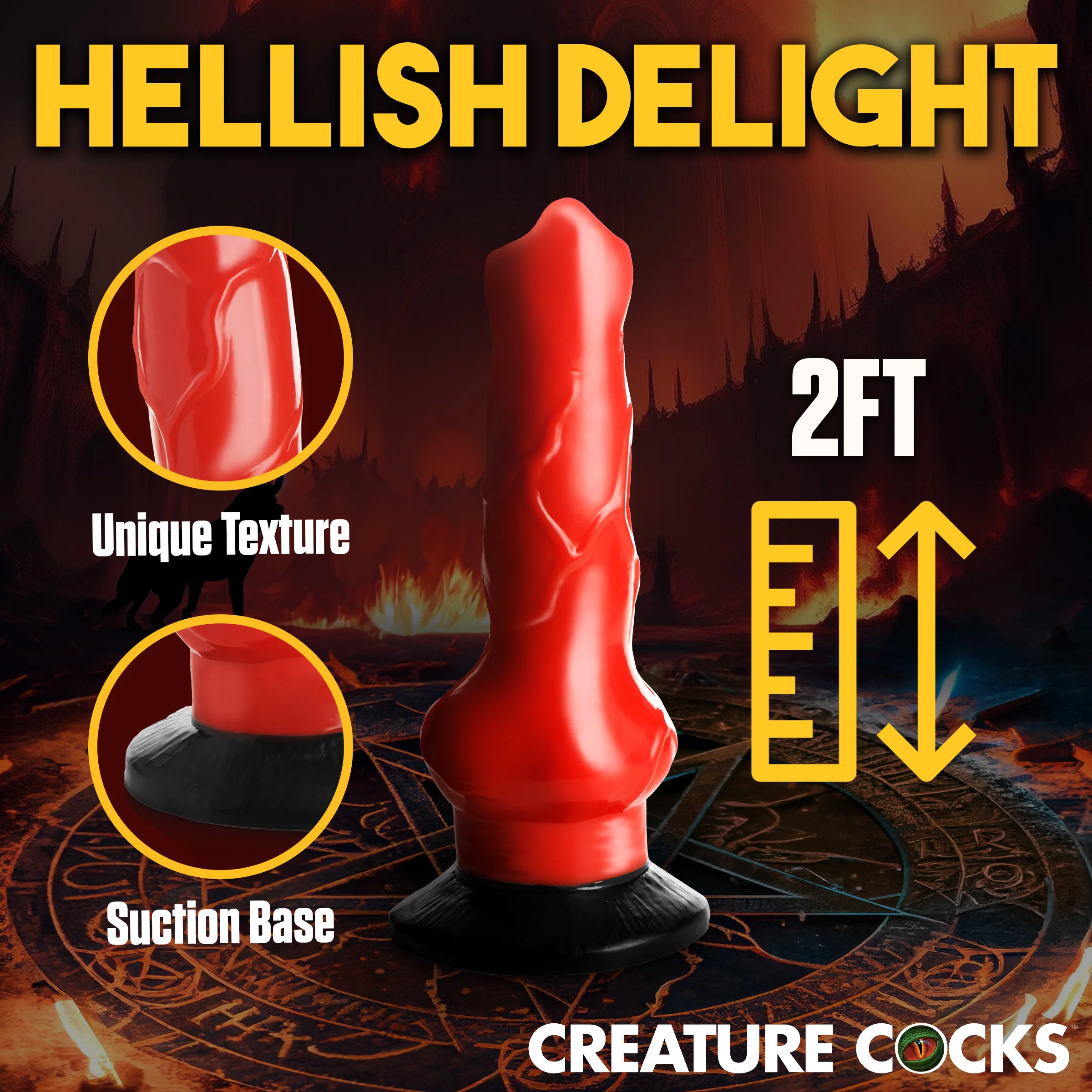 Giant Hell-hound Canine 2ft Dildo - Image 7