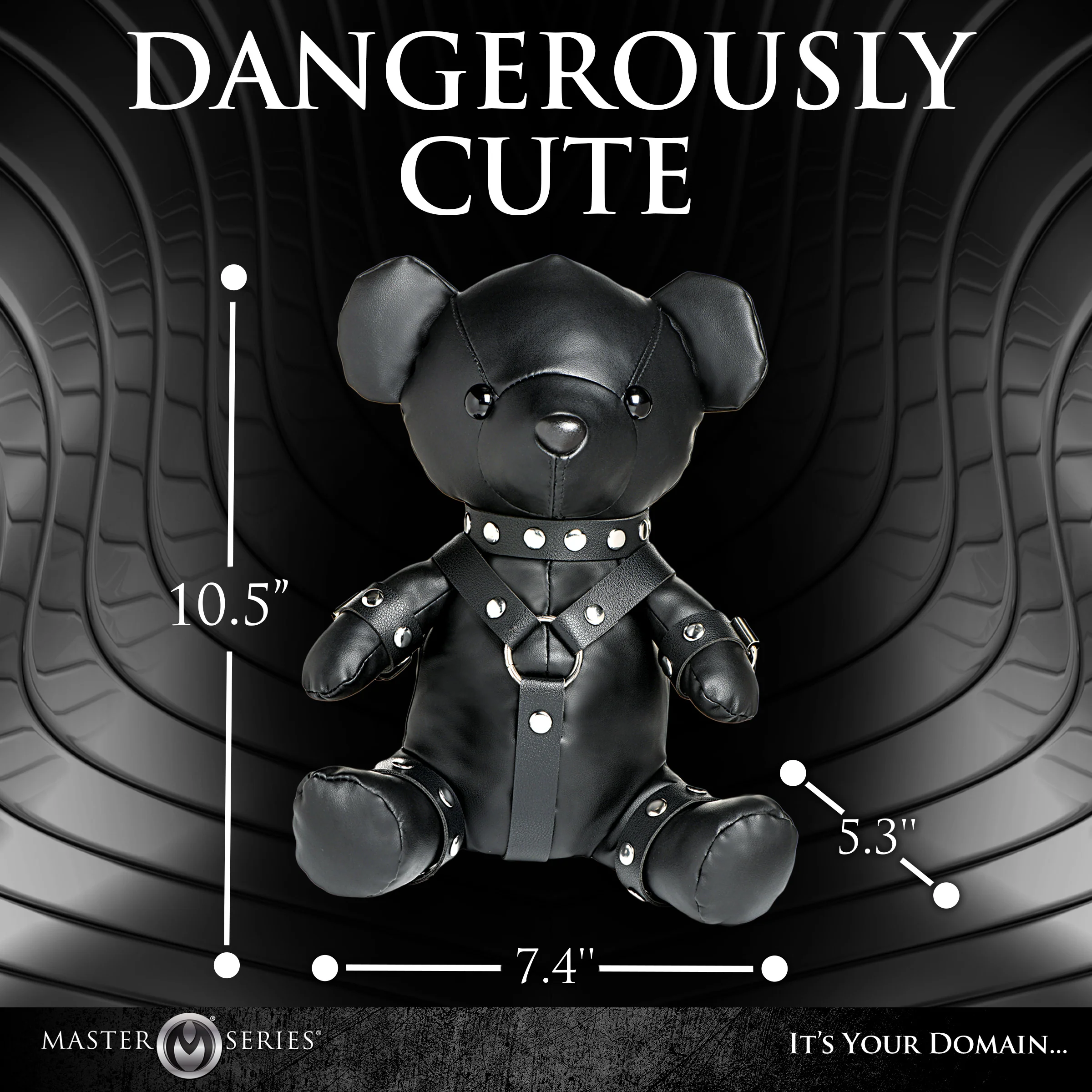 Gimp Teddy Bear - Black - Image 7