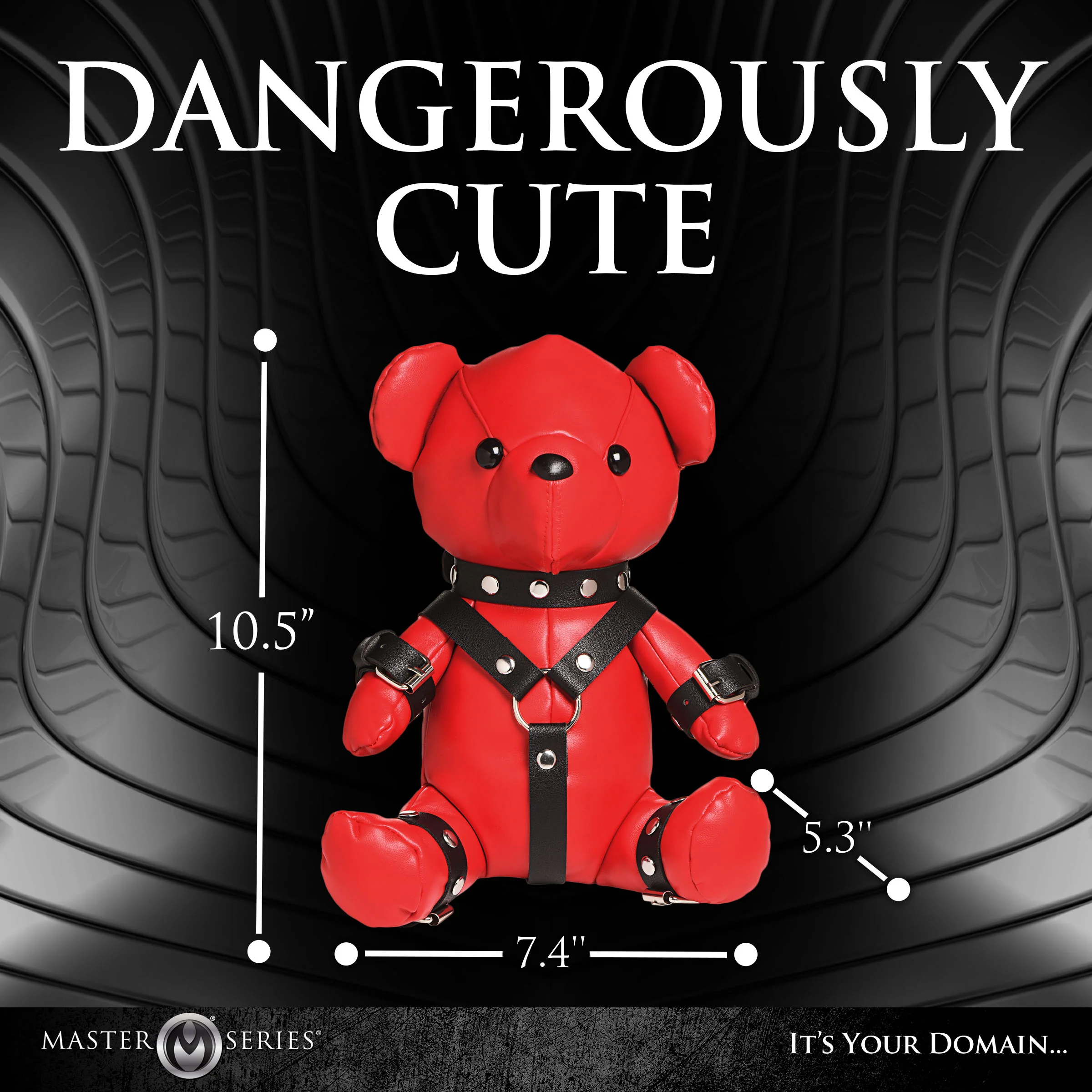Gimp Teddy Bear - Red - Image 3