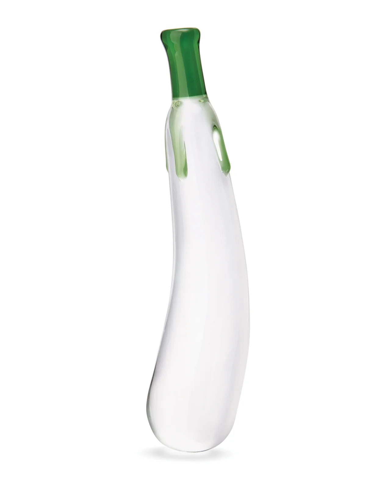 Glas 7.25" Dildo Eggplant Ecstasy - Image 2