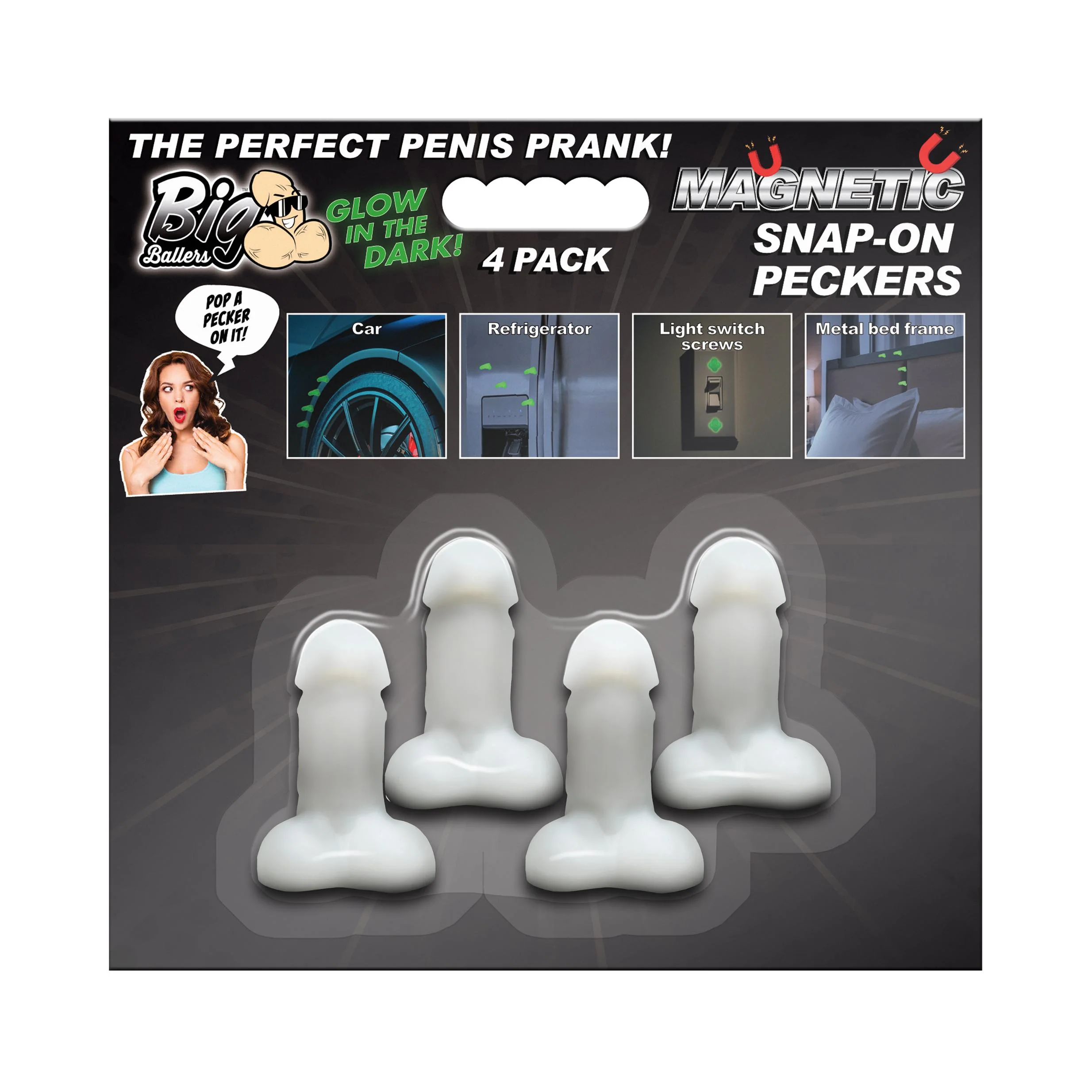 Glow-in-the-dark Magnetic Snap-on Peckers - Image 7