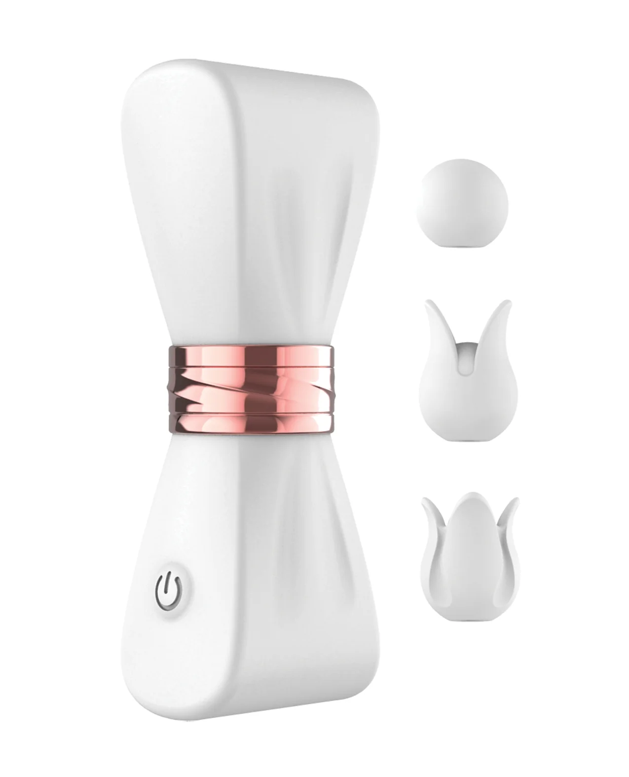 Gold Glam Tri-Tip Vibe - White - Image 3