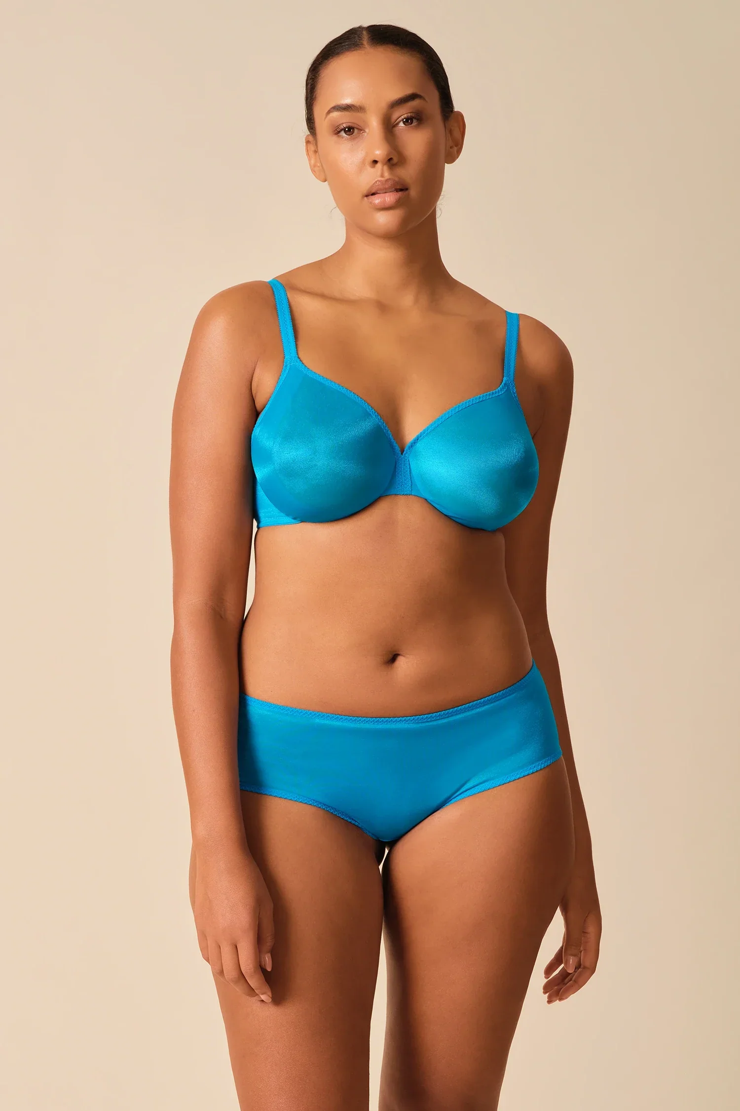 Gossard Glossies Atomic Blue Sheer Shorts - Image 4