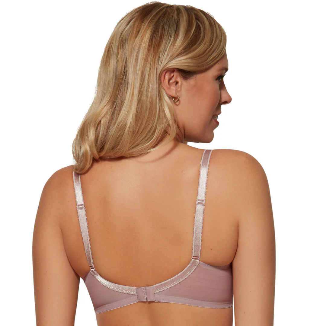 Gossard Glossies Lace Mink Sheer Mesh Molded Bra - Image 2