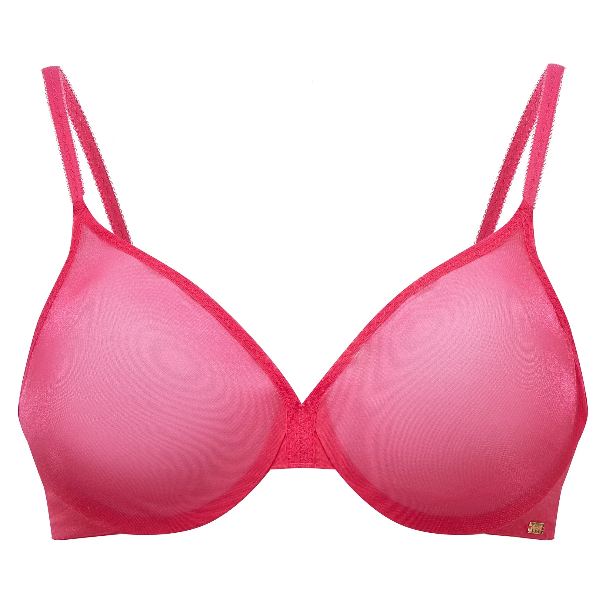 Gossard Glossies Magenta Sexy Sheer Mesh Molded Bra - Image 4
