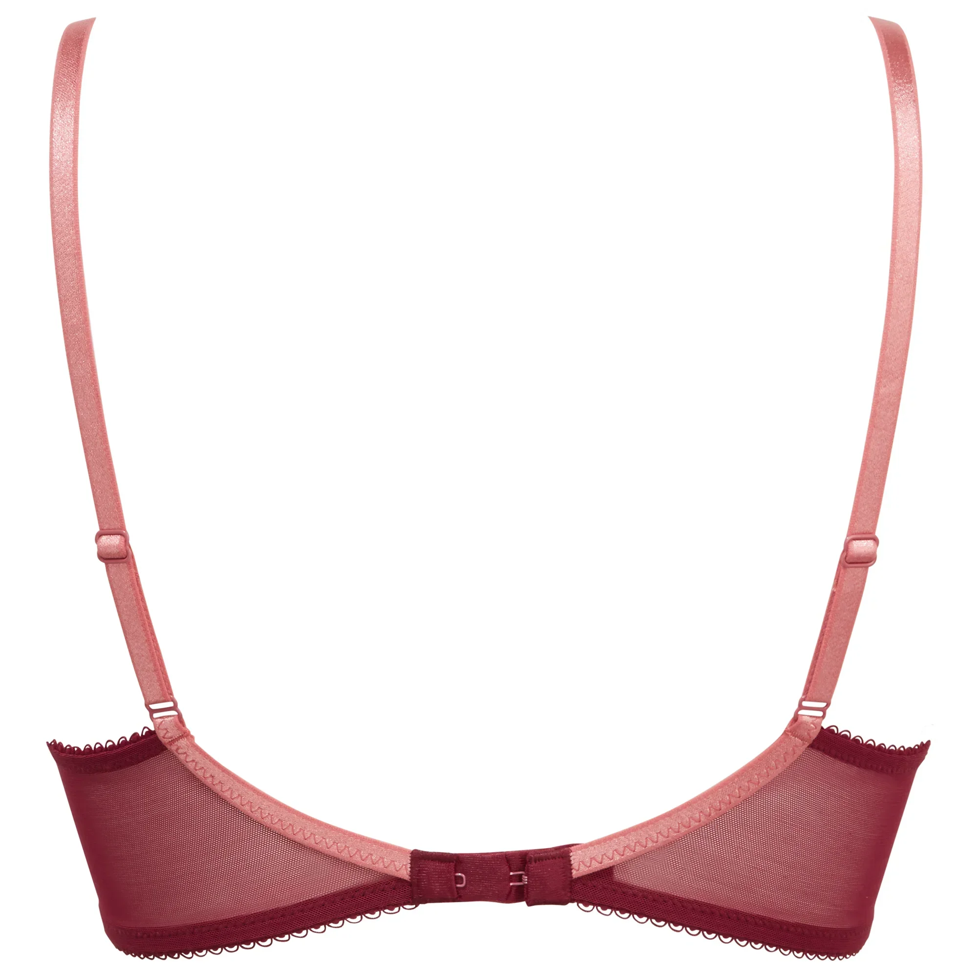 Gossard Superboost Lace Plunge Bra Cranberry/Raspberry Sorbet - Image 4