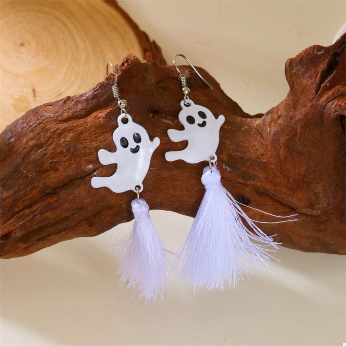 Halloween Ghost and Pumpkin Dangle Earrings - Image 15