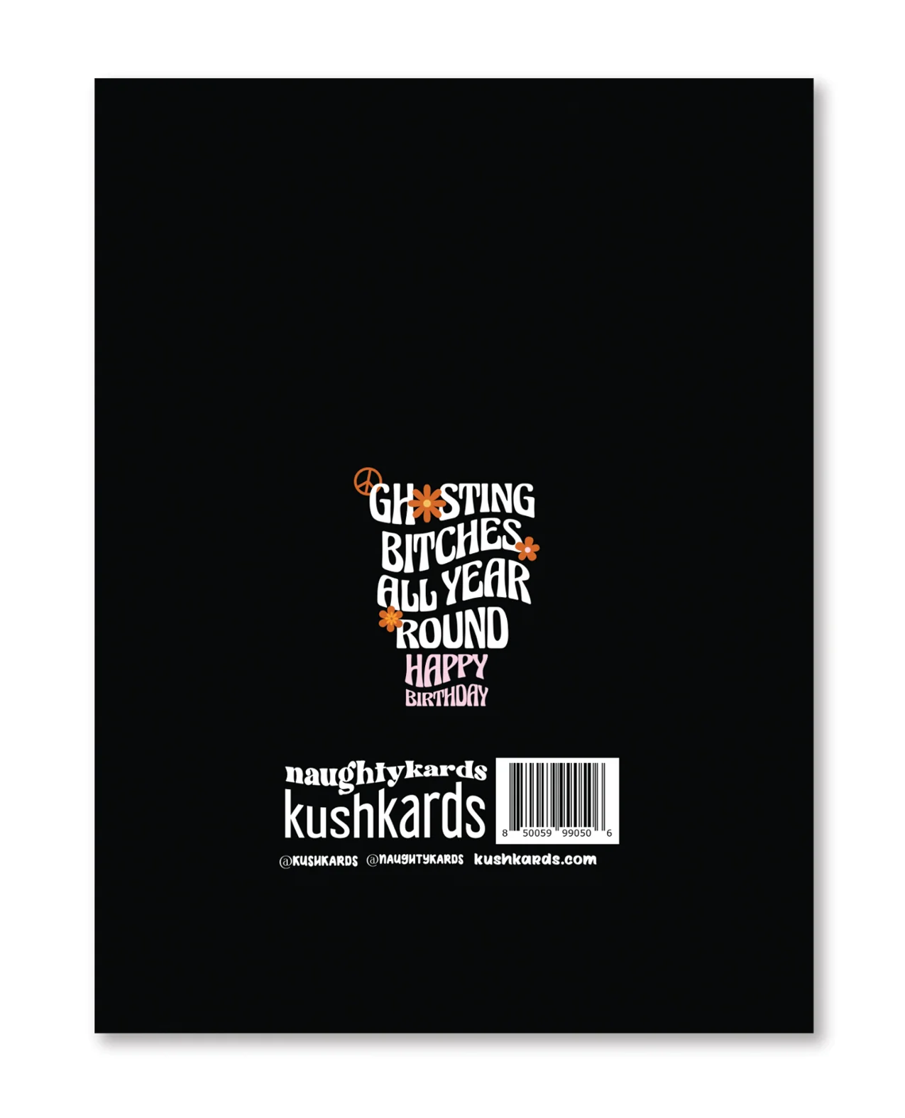 Halloween Ghosting Birthday Greeting Card w/Sticker - Image 3